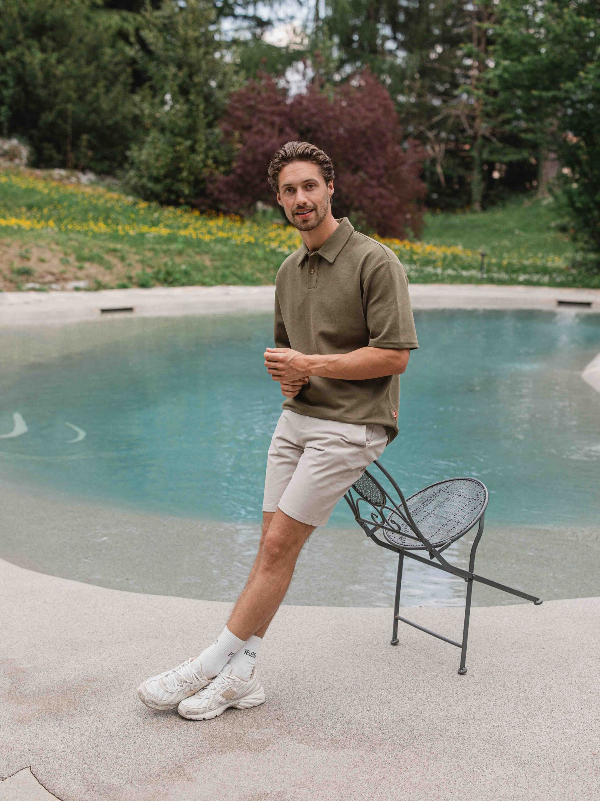 Green Oversized Poloshirt 1608 WEAR