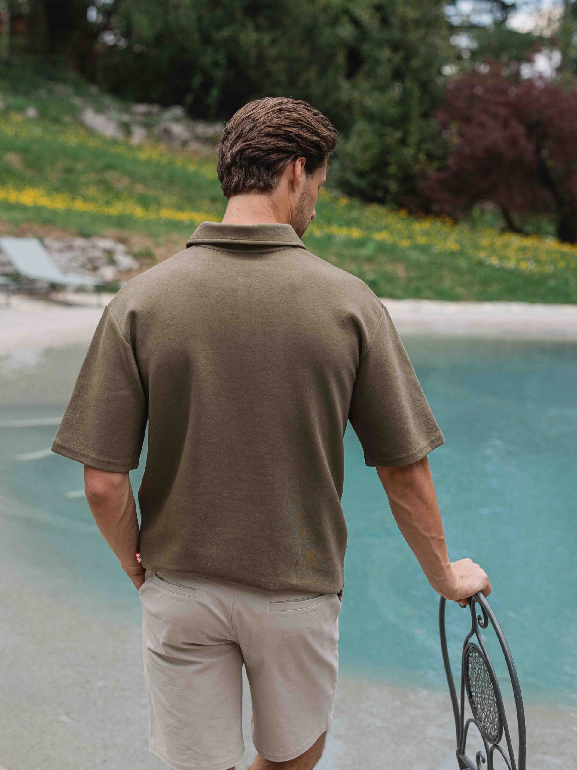 Green Oversized Poloshirt 1608 WEAR