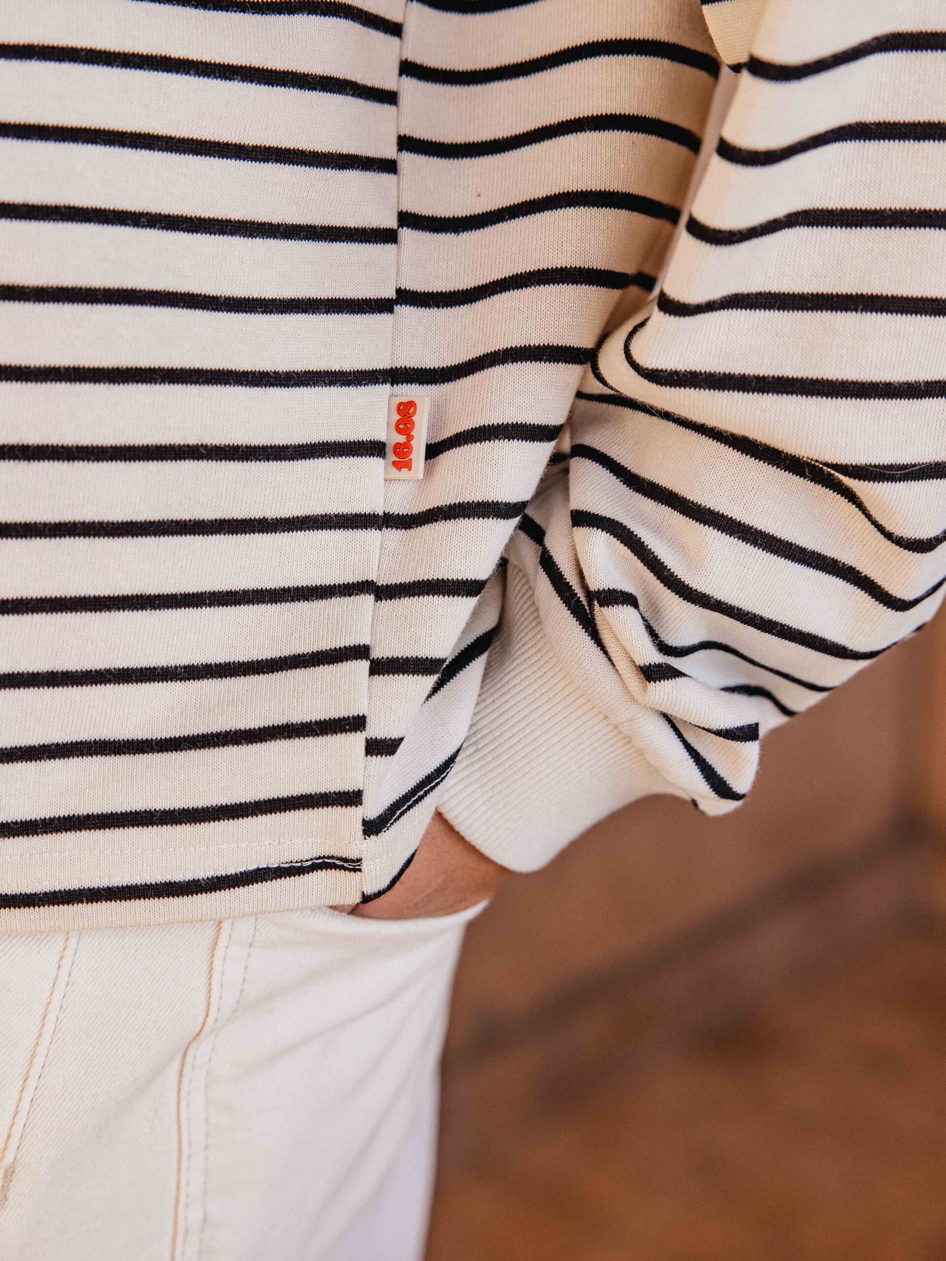 Off White Stripe Longsleeve 1608 WEAR