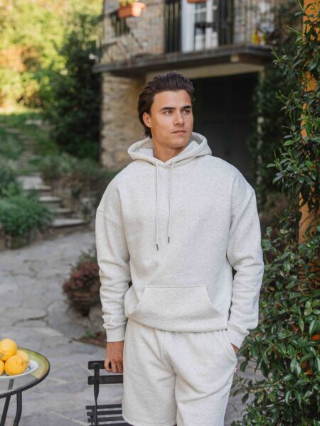 Warm Grey Oversized Hoodie