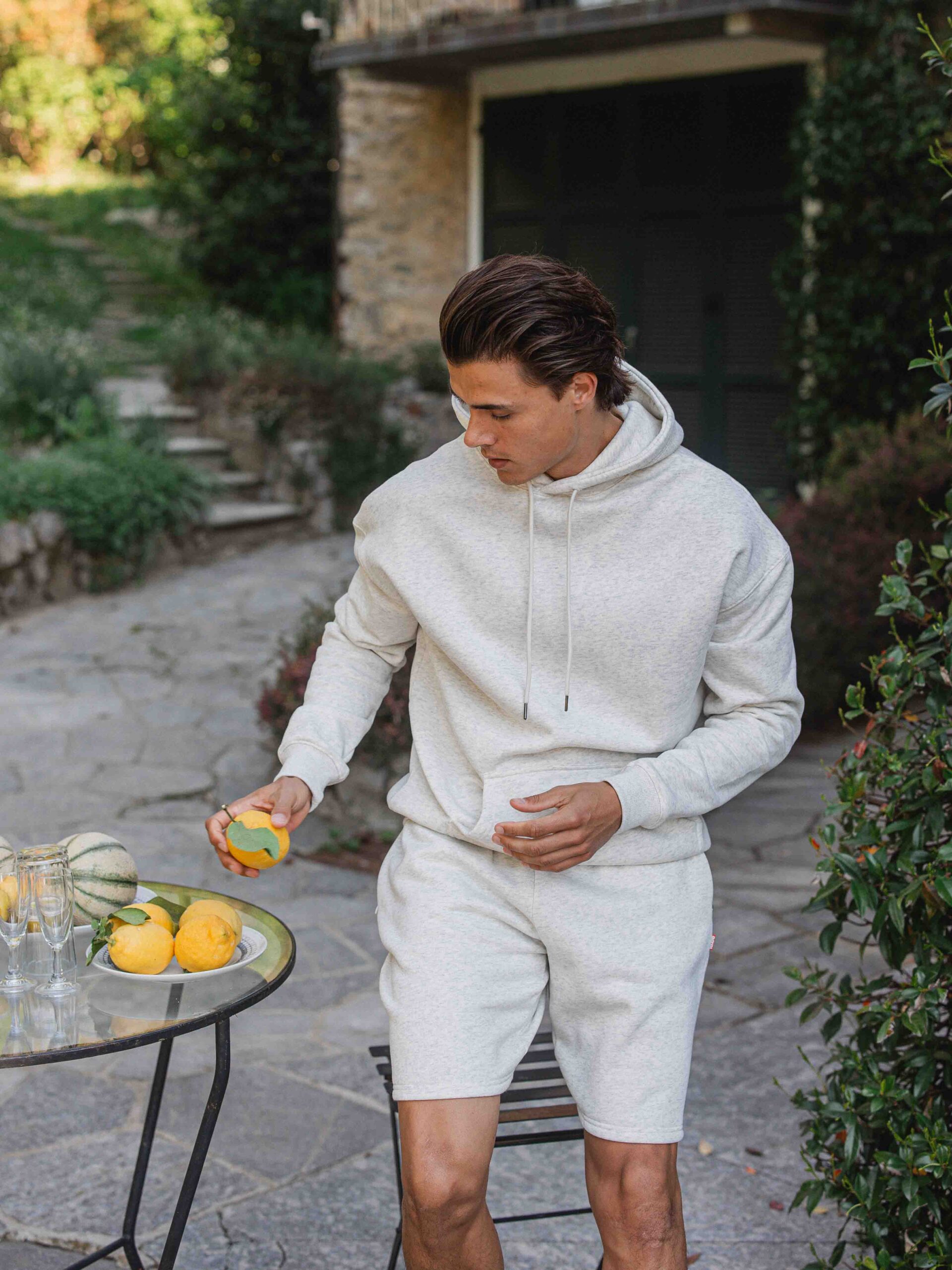Warm Grey Oversized Hoodie 1608 WEAR