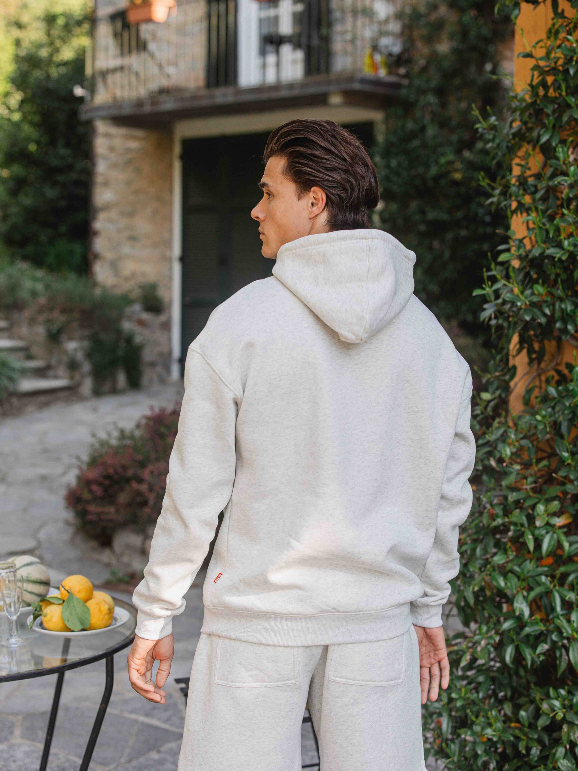 Warm Grey Oversized Hoodie 1608 WEAR