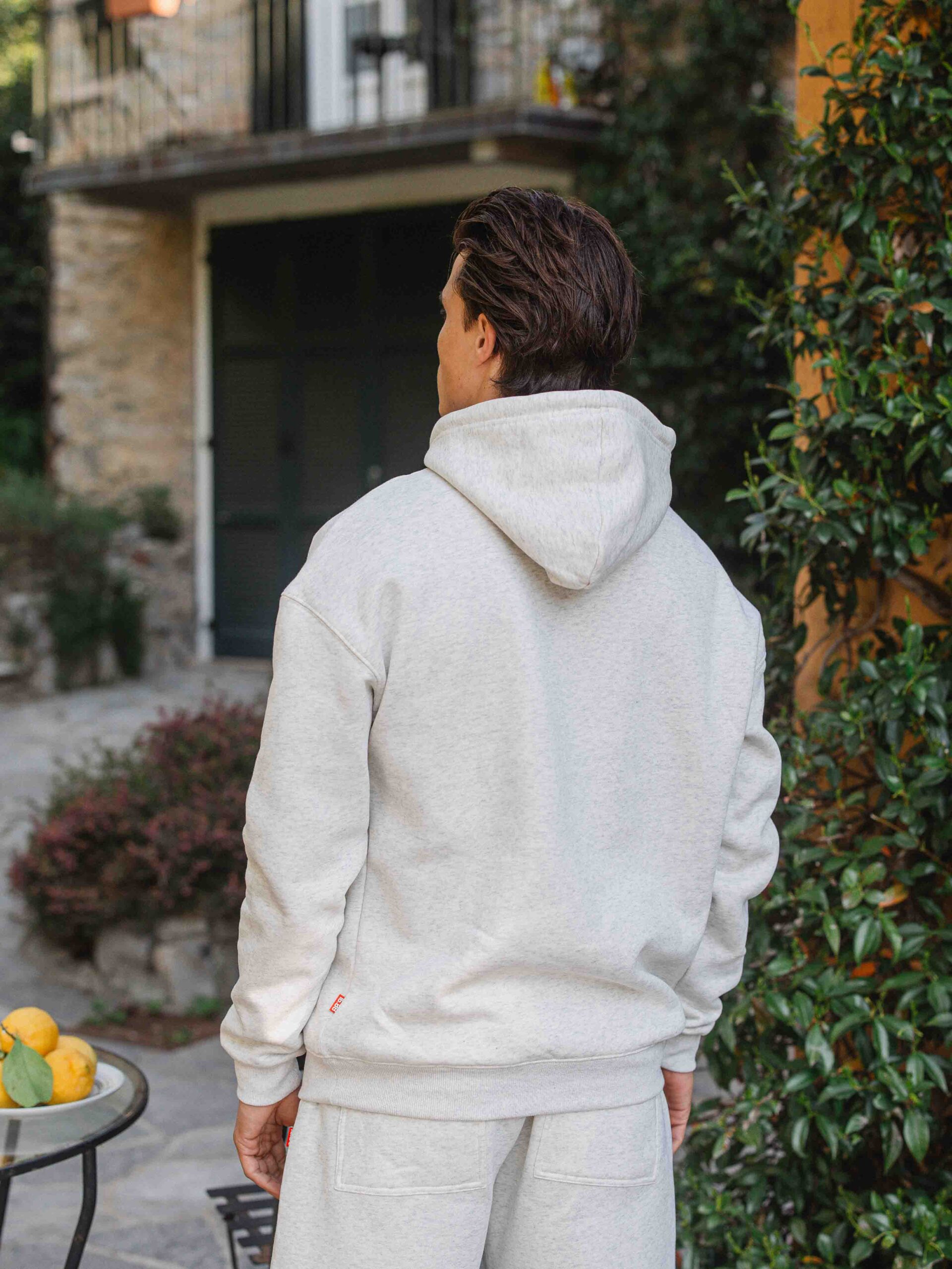 Warm Grey Oversized Hoodie 1608 WEAR
