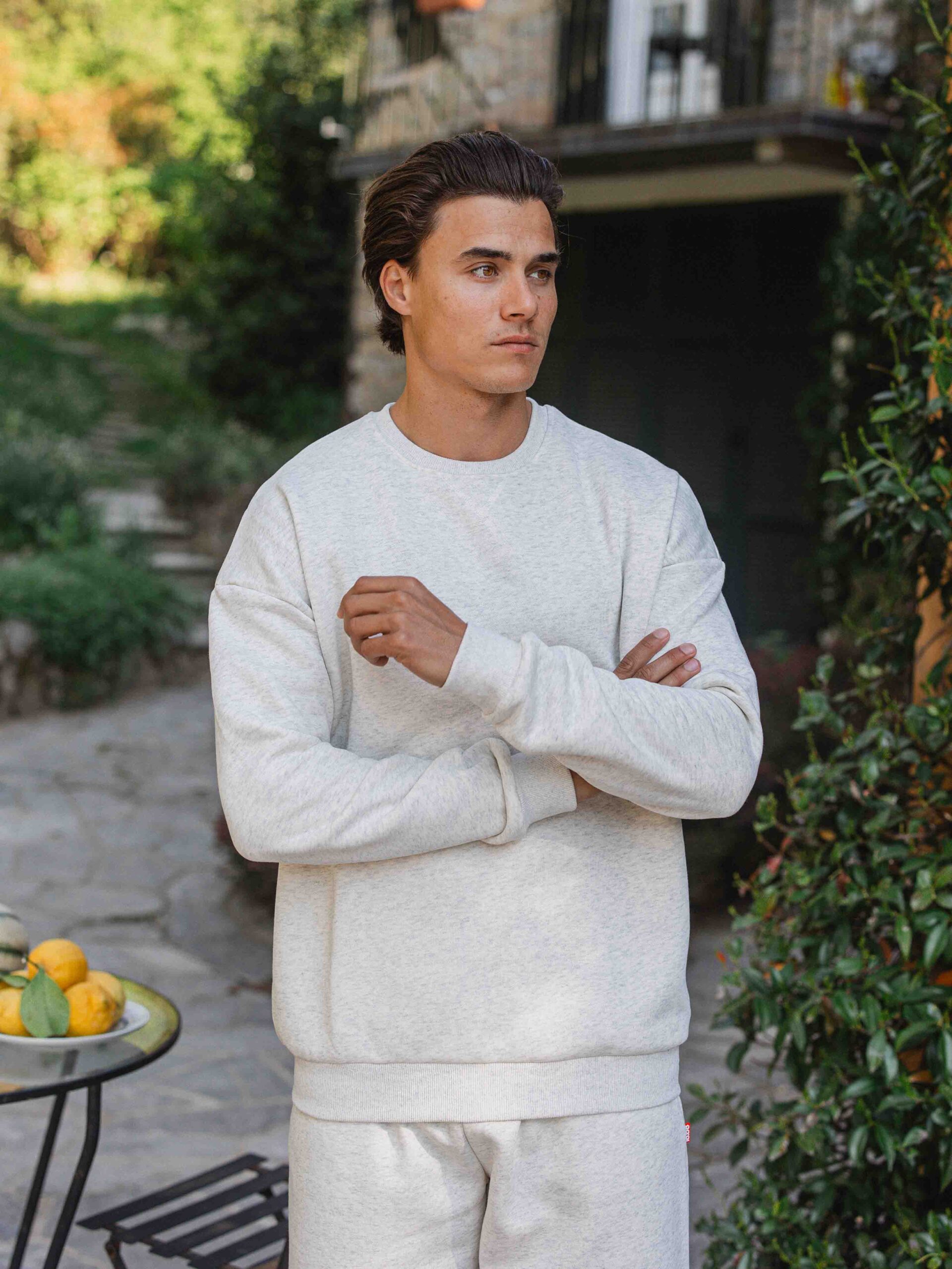 Warm Grey Oversized Sweater 1608 WEAR