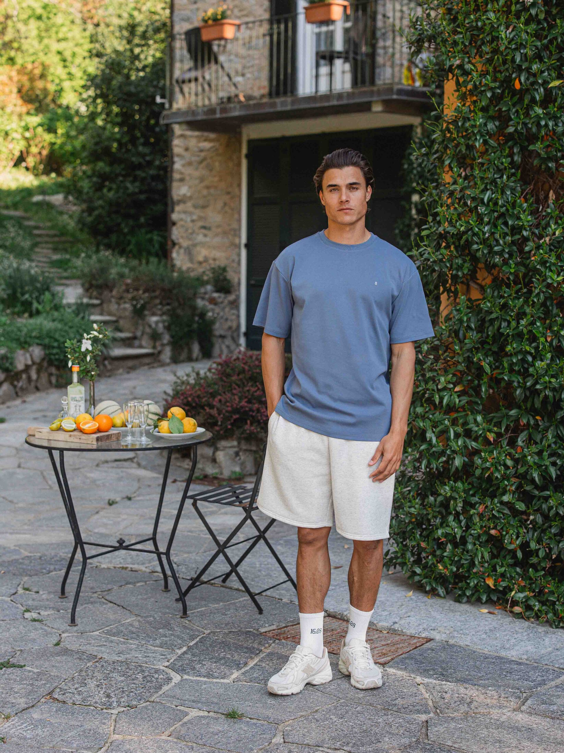 Blue Como Oversized T-shirt 1608 WEAR