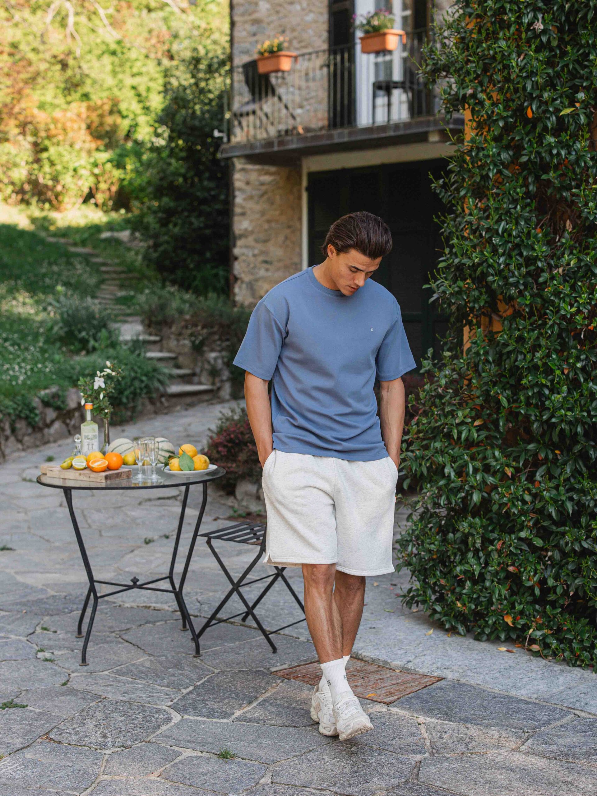 Blue Como Oversized T-shirt 1608 WEAR