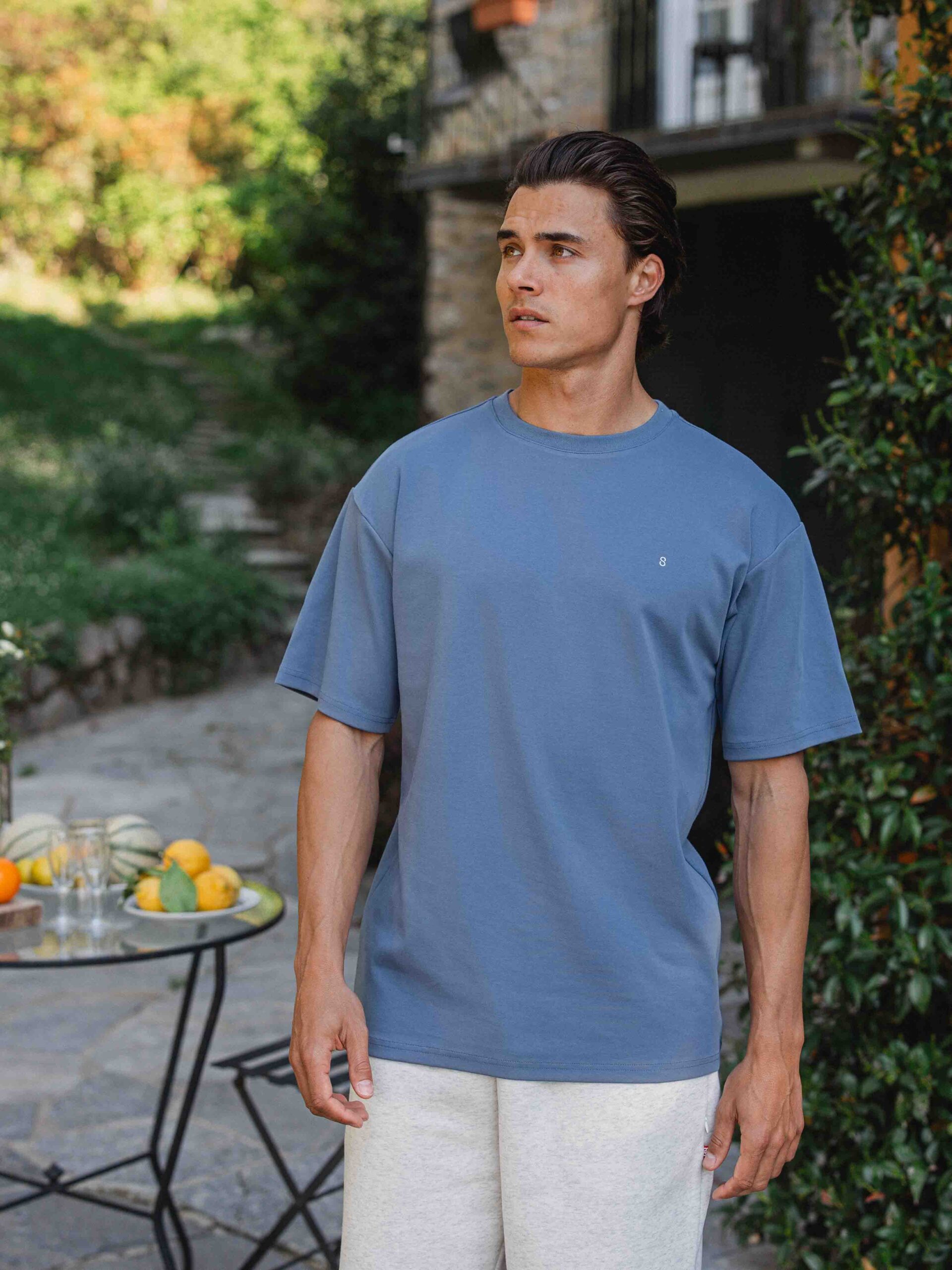 Blue Como Oversized T-shirt 1608 WEAR