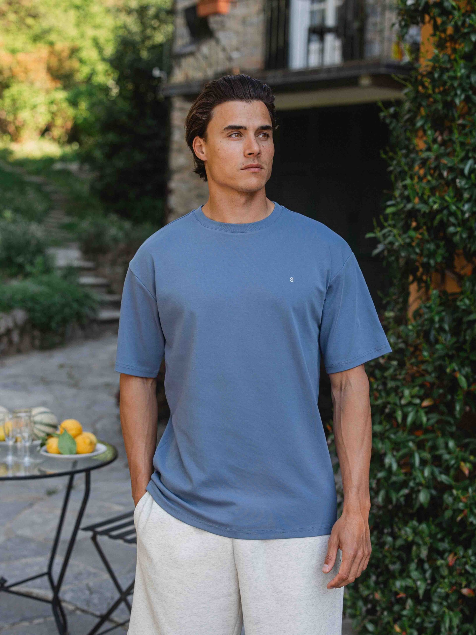 Blue Como Oversized T-shirt 1608 WEAR