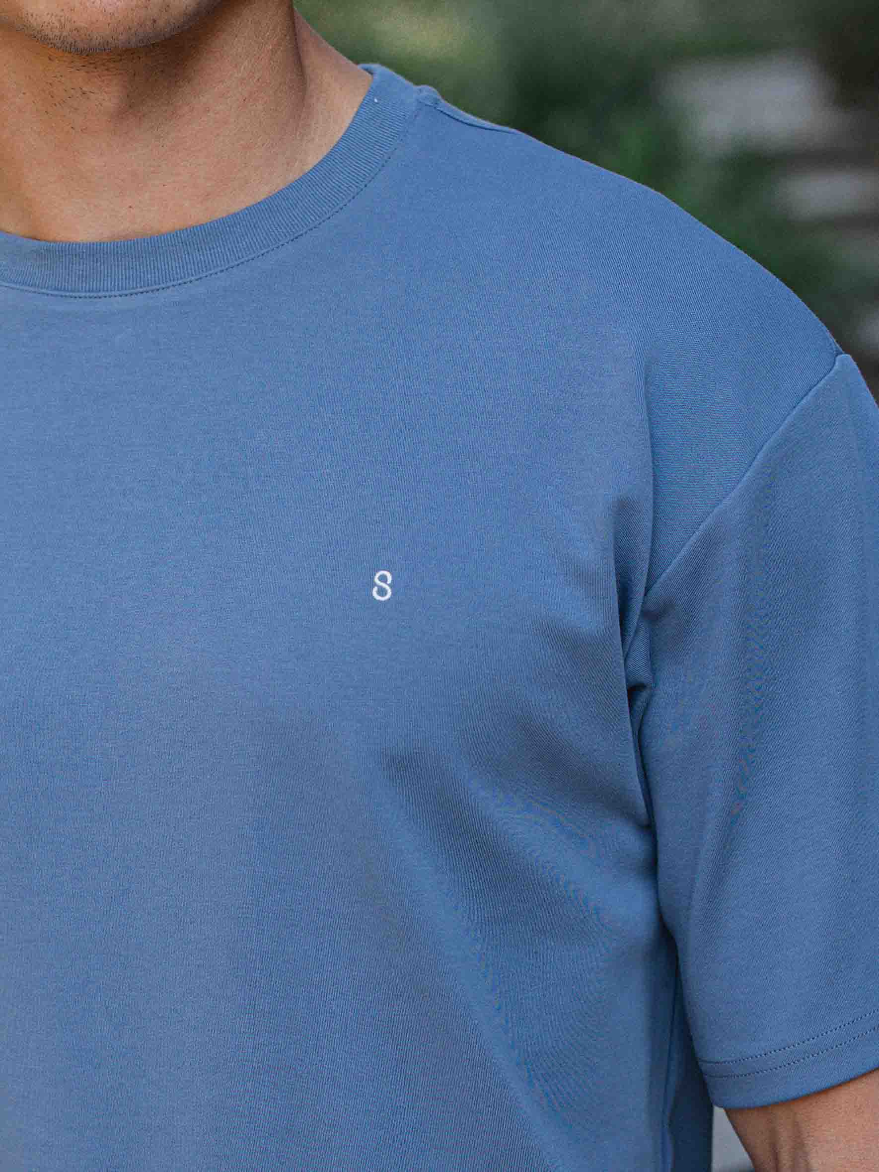 Blue Como Oversized T-shirt 1608 WEAR