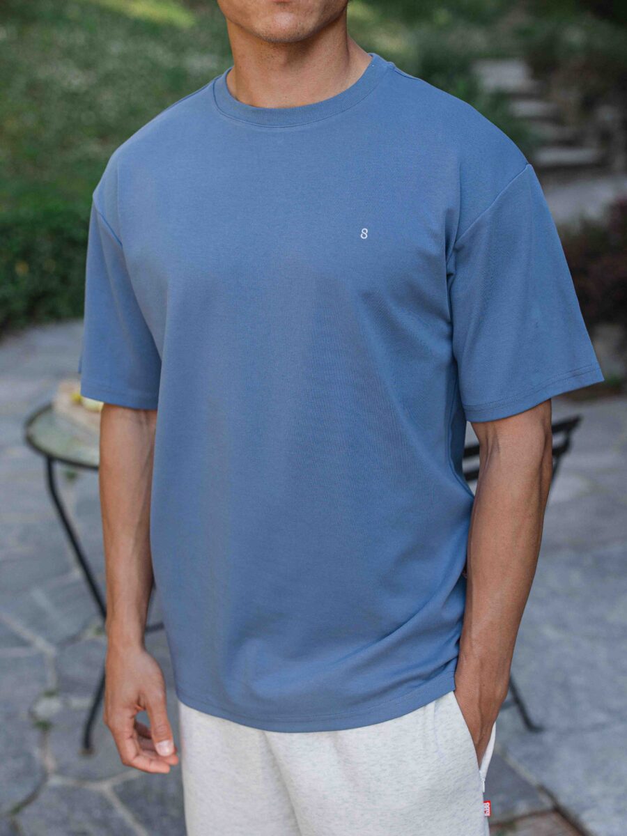 Blue Como Oversized T-shirt