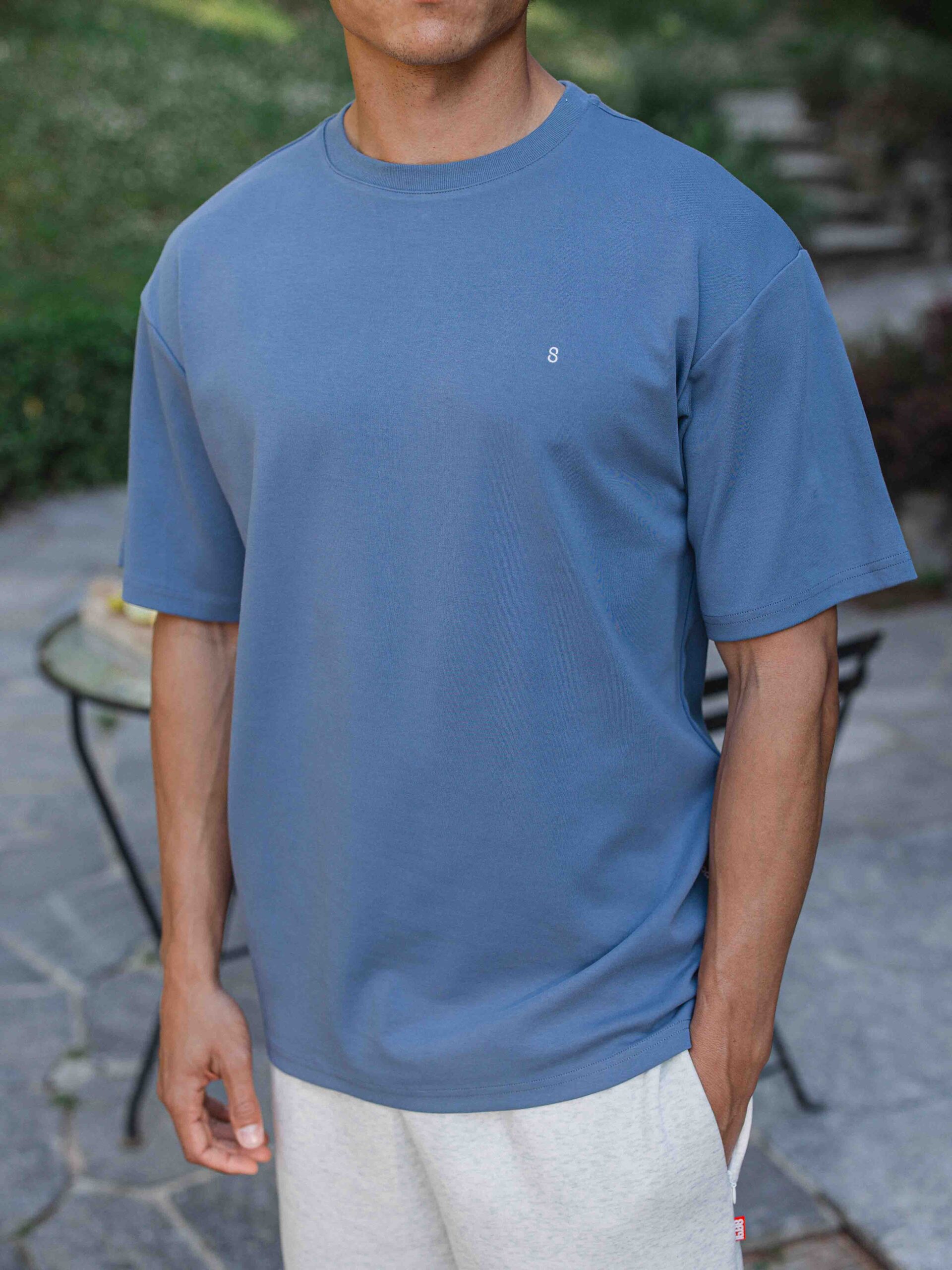 Blue Como Oversized T-shirt 1608 WEAR