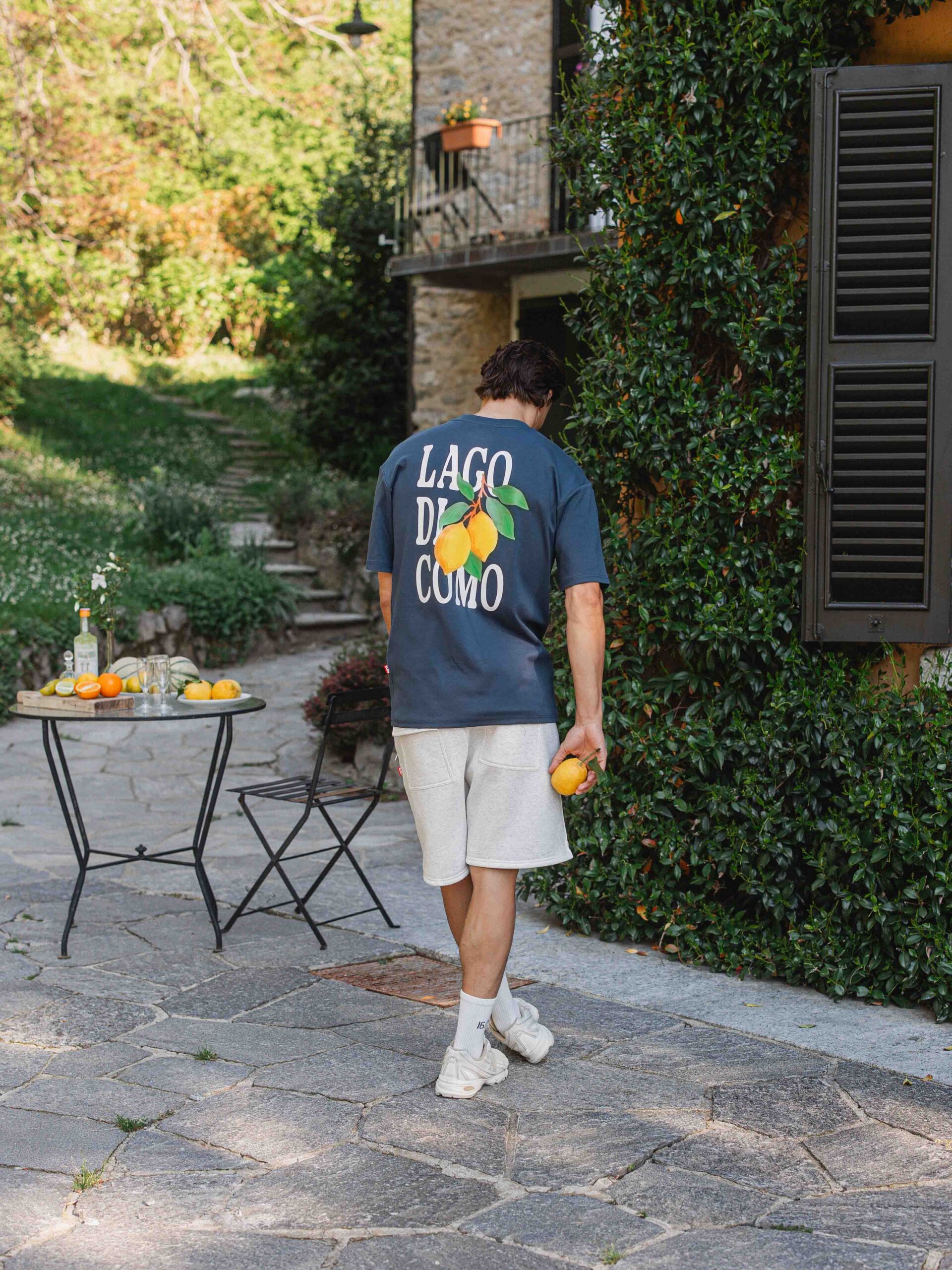 Navy Lago Di Como Oversized T-shirt 1608 WEAR