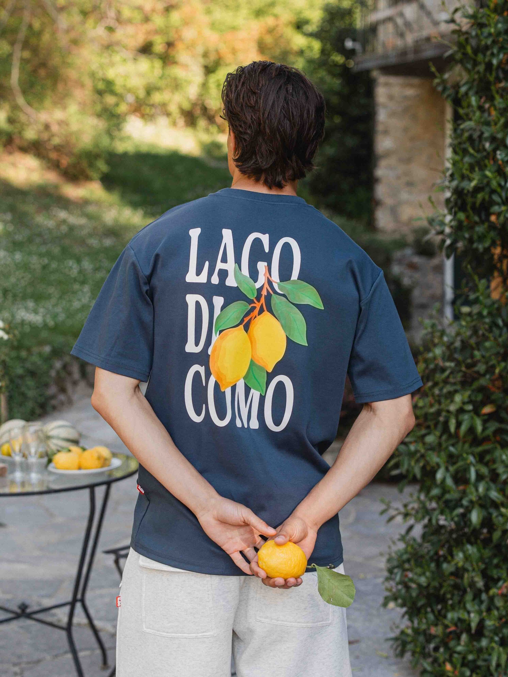 Navy Lago Di Como Oversized T-shirt 1608 WEAR
