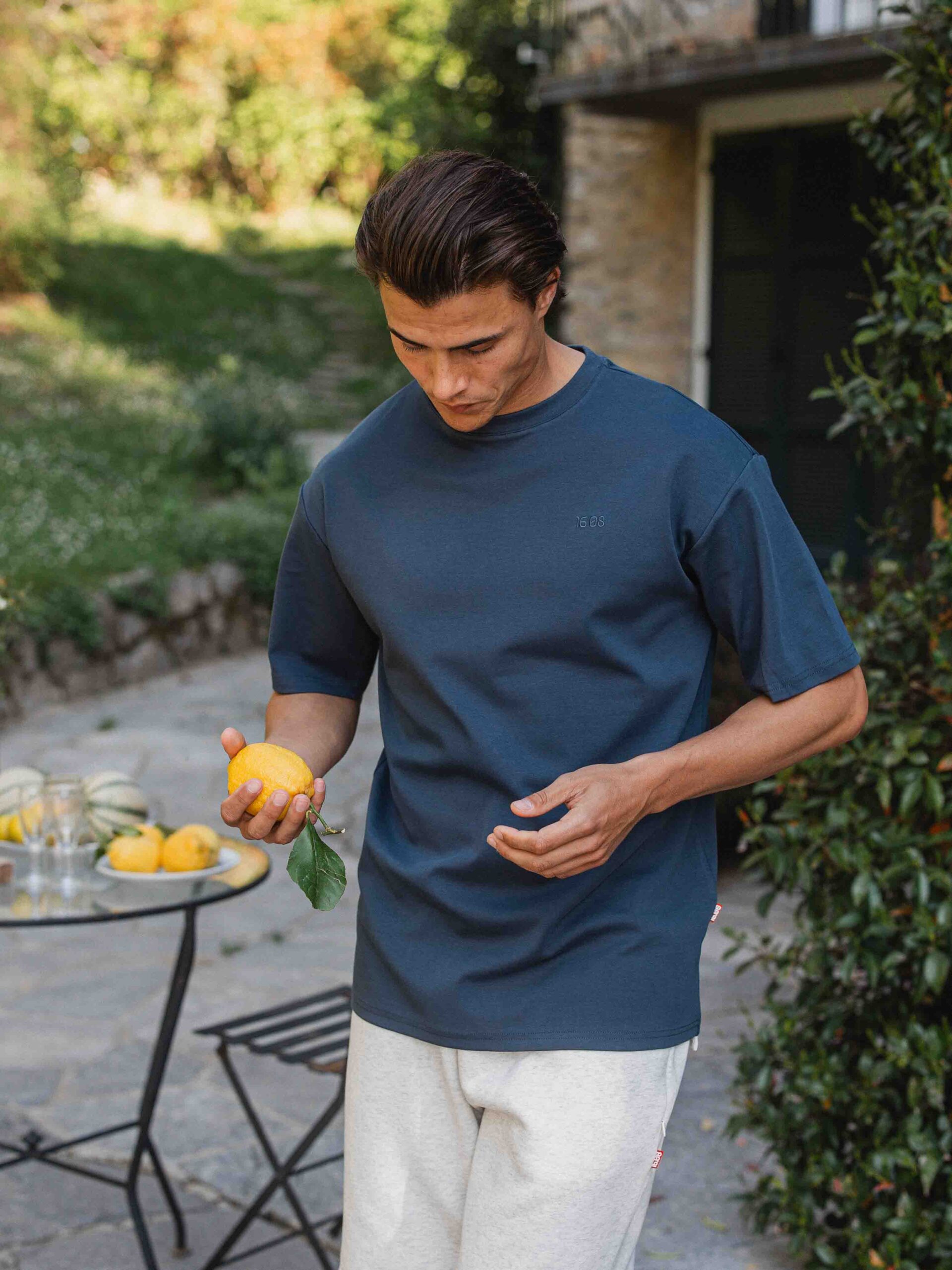 Navy Lago Di Como Oversized T-shirt 1608 WEAR