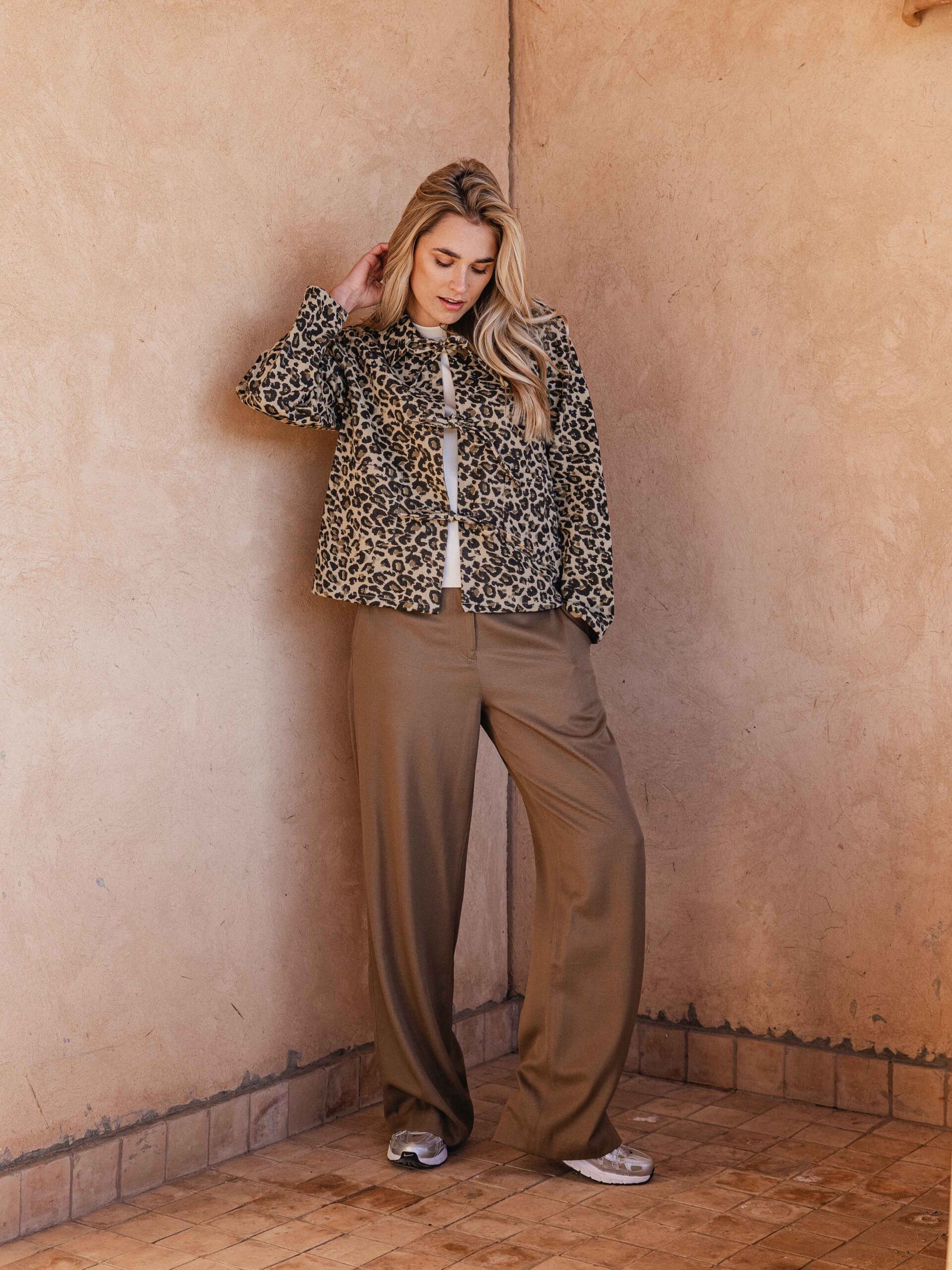Leopard Denim Jacket 1608 WEAR
