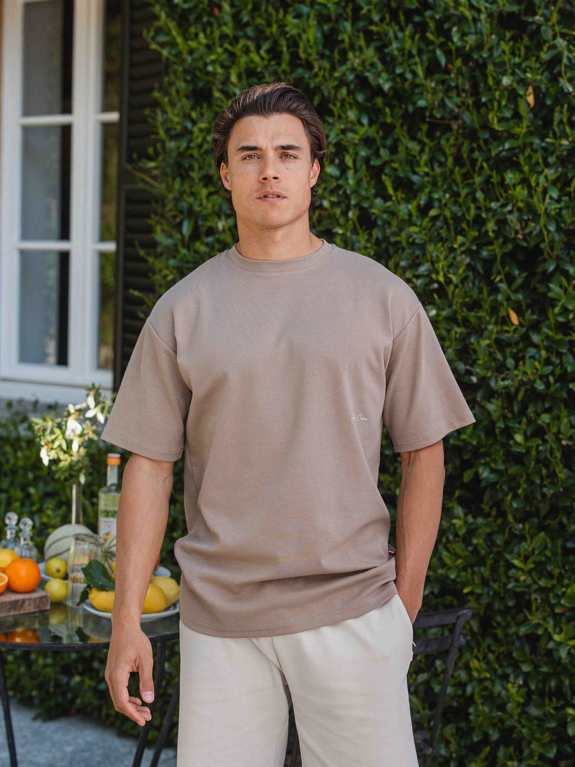 Brown Limone Oversized T-shirt 1608 WEAR