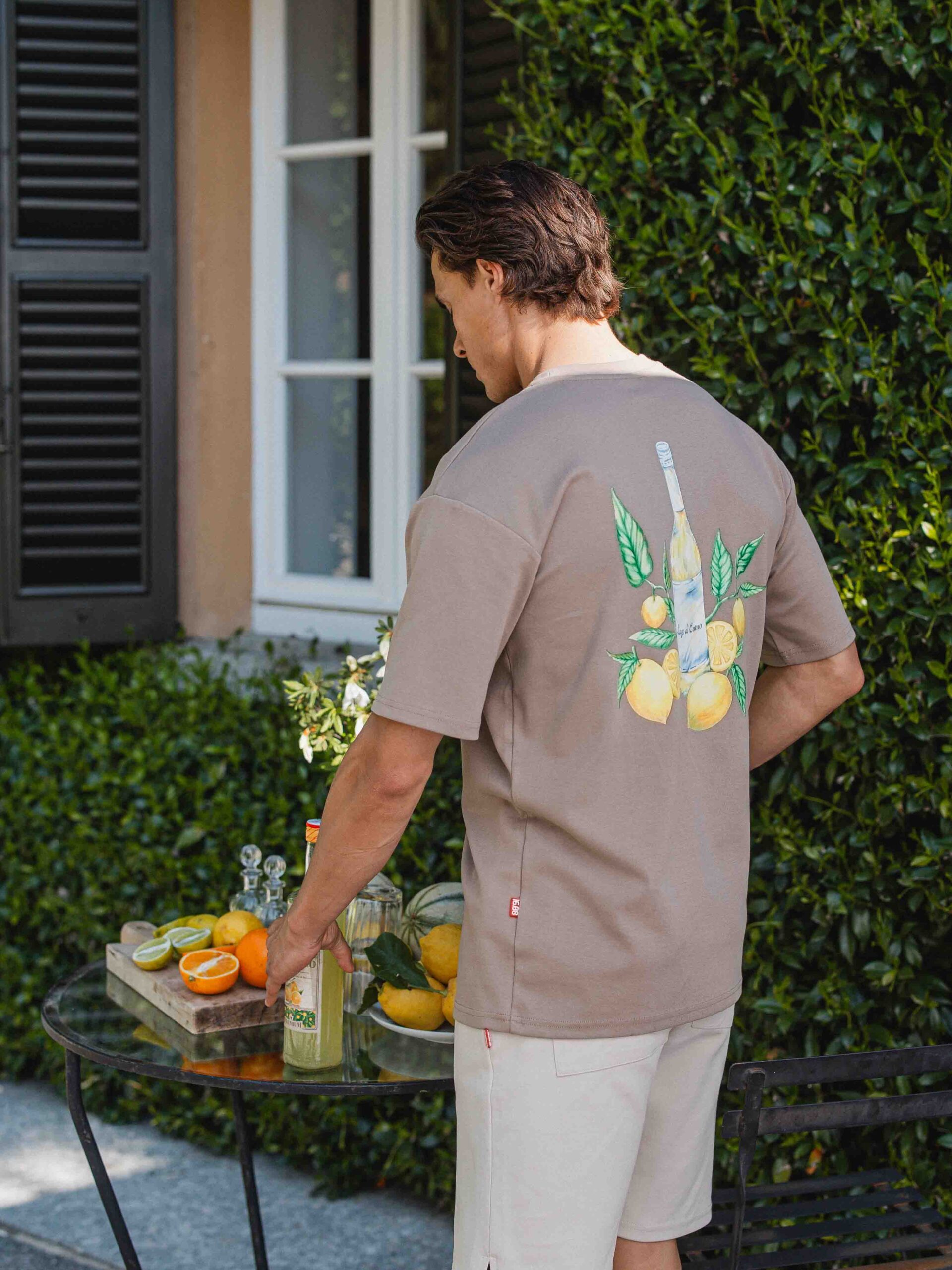 Brown Limone Oversized T-shirt 1608 WEAR