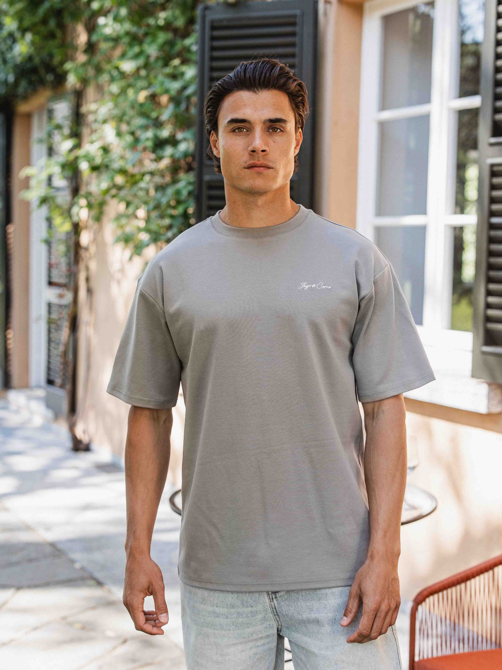Grey Bruchetta Oversized T-shirt 1608 WEAR