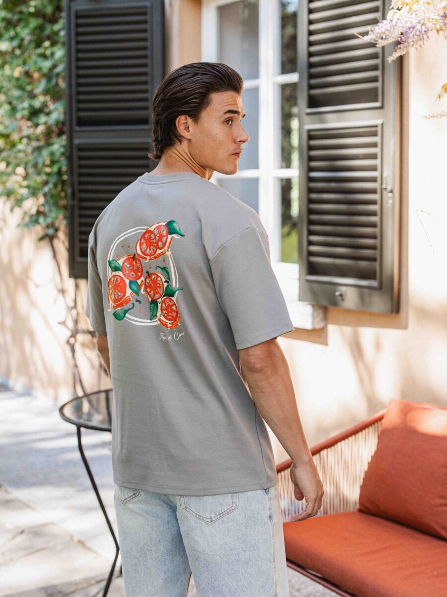 Grey Bruchetta Oversized T-shirt