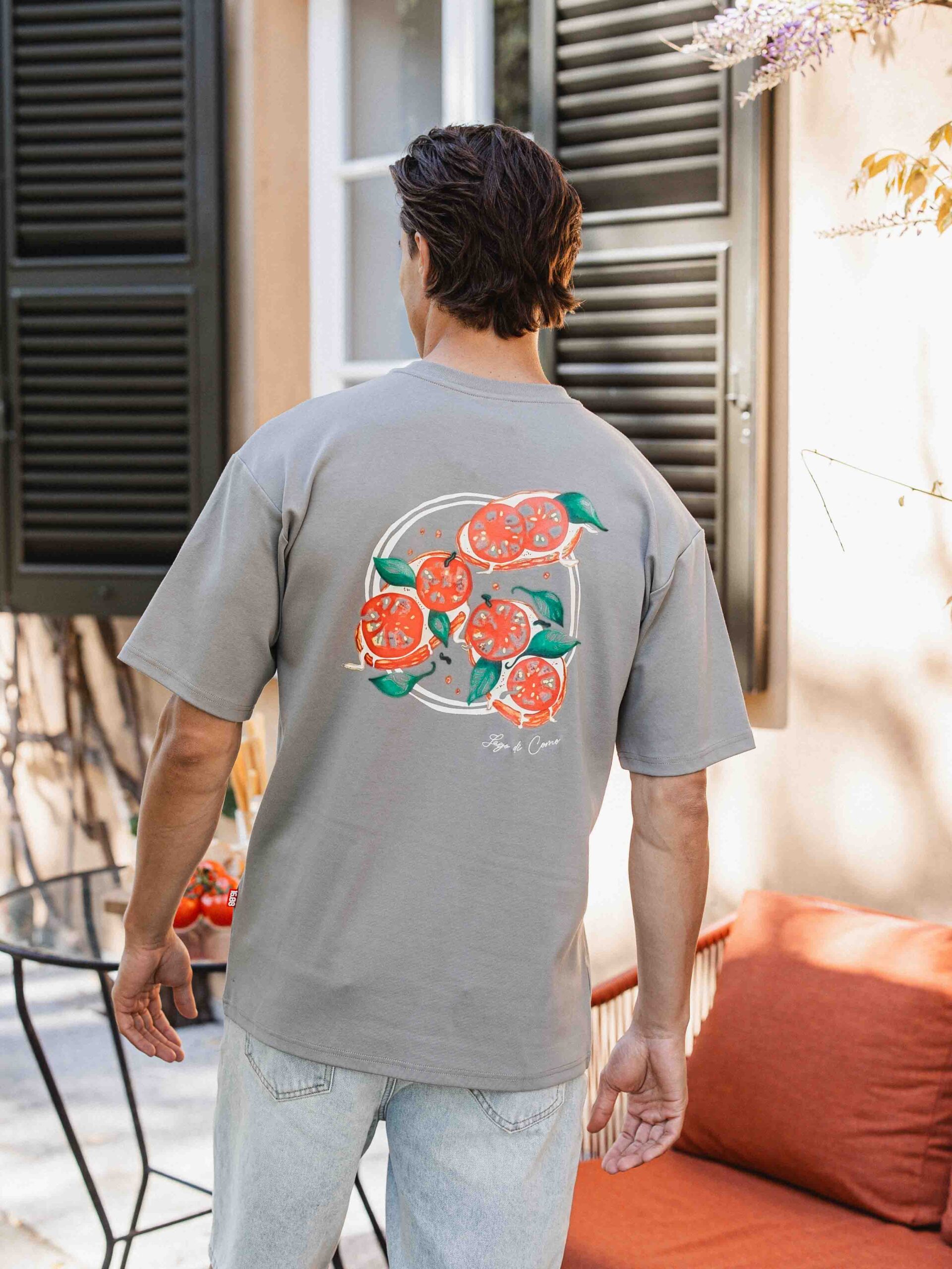 Grey Bruchetta Oversized T-shirt 1608 WEAR