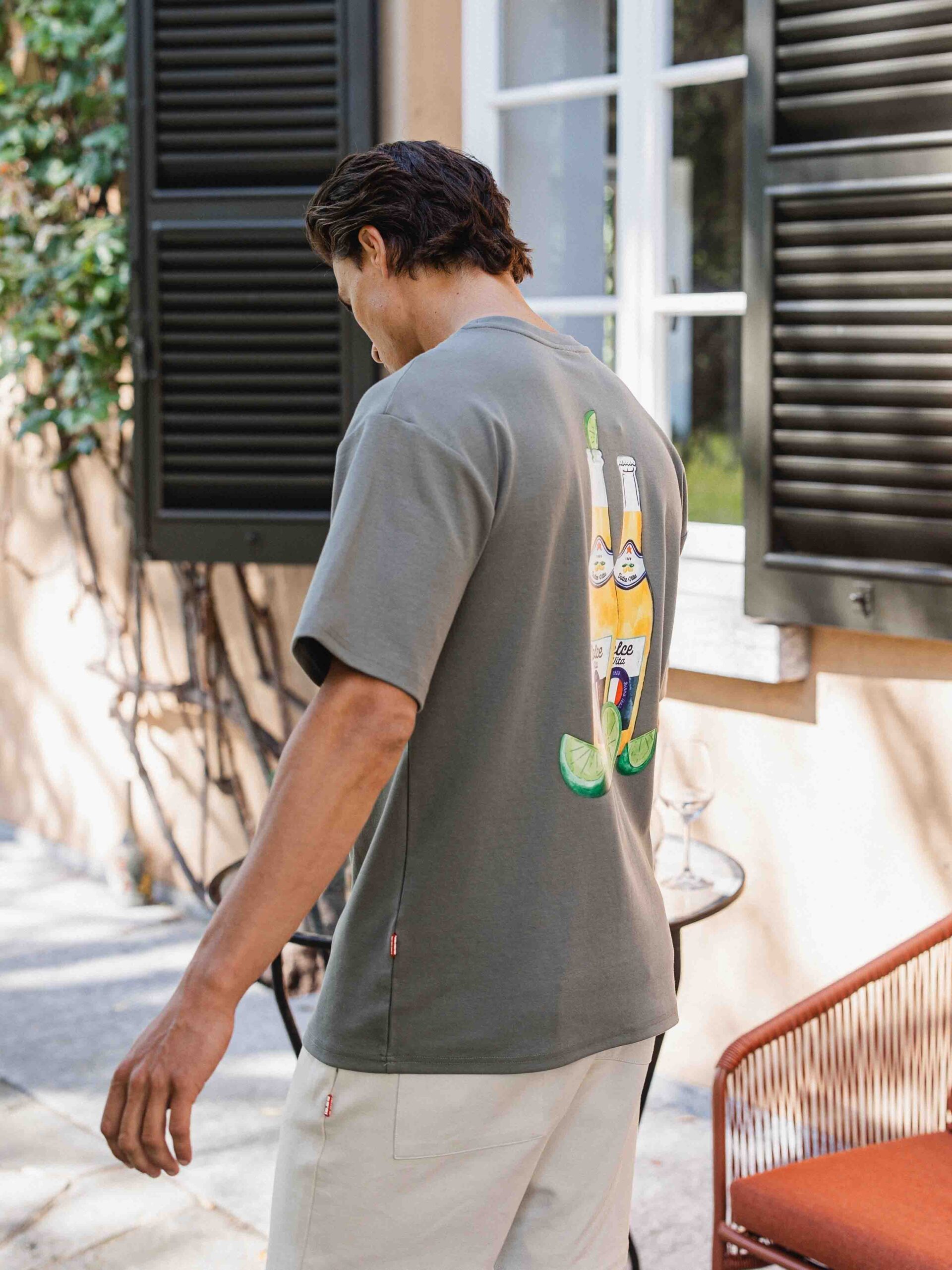 Green Birra Oversized T-shirt 1608 WEAR