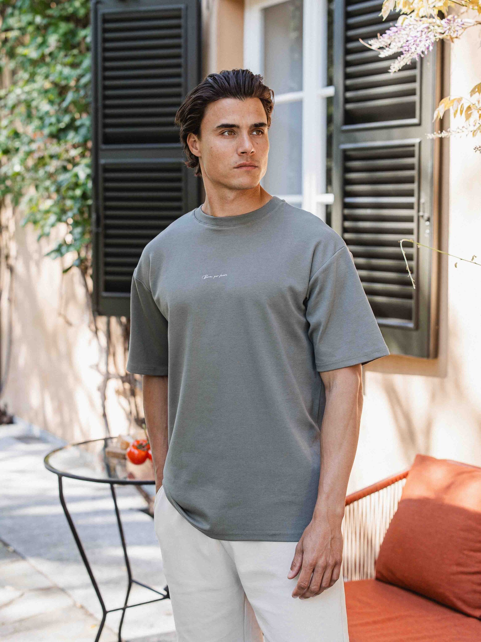 Green Birra Oversized T-shirt 1608 WEAR