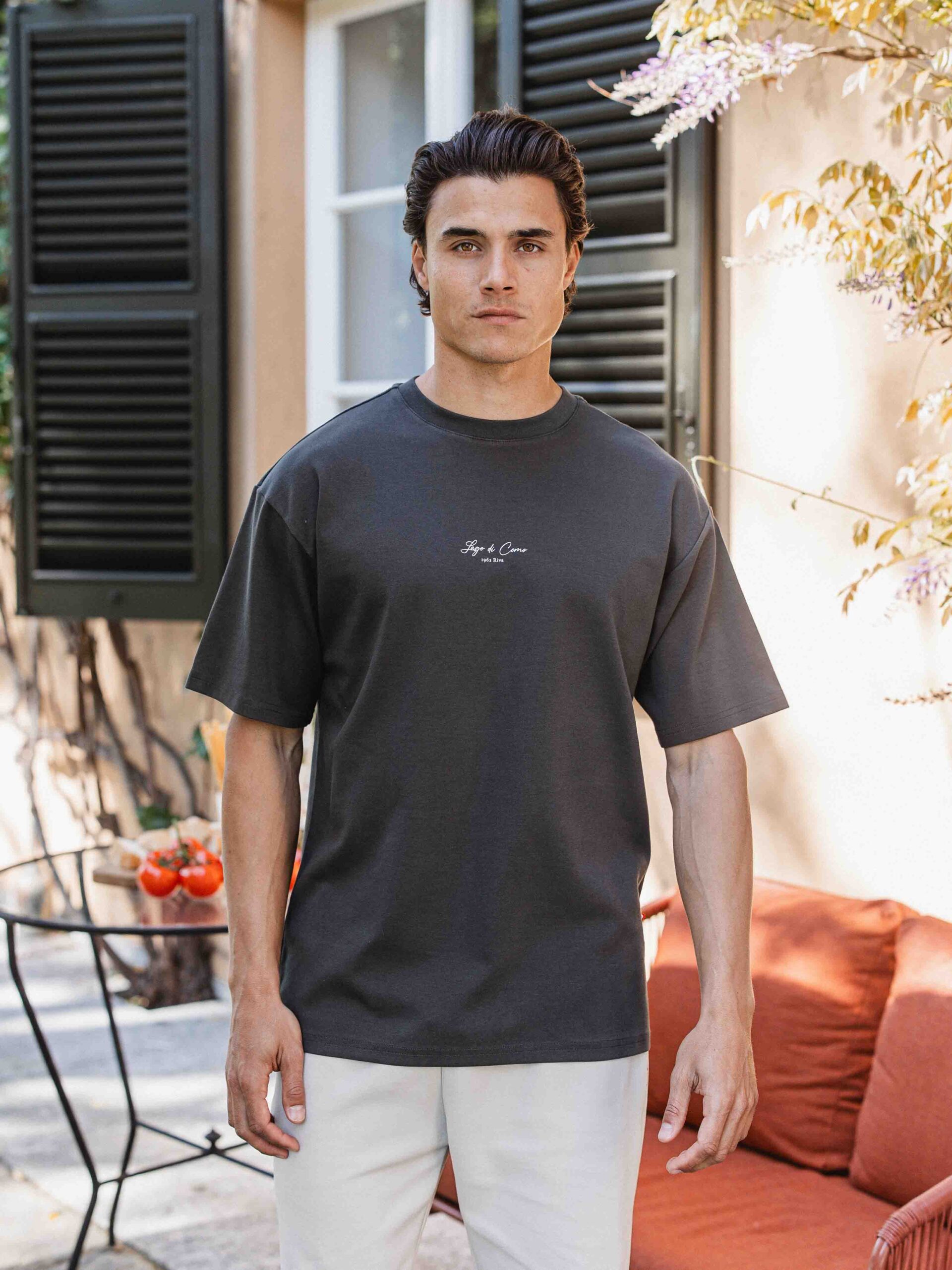 Off Black Riva Oversized T-shirt 1608 WEAR