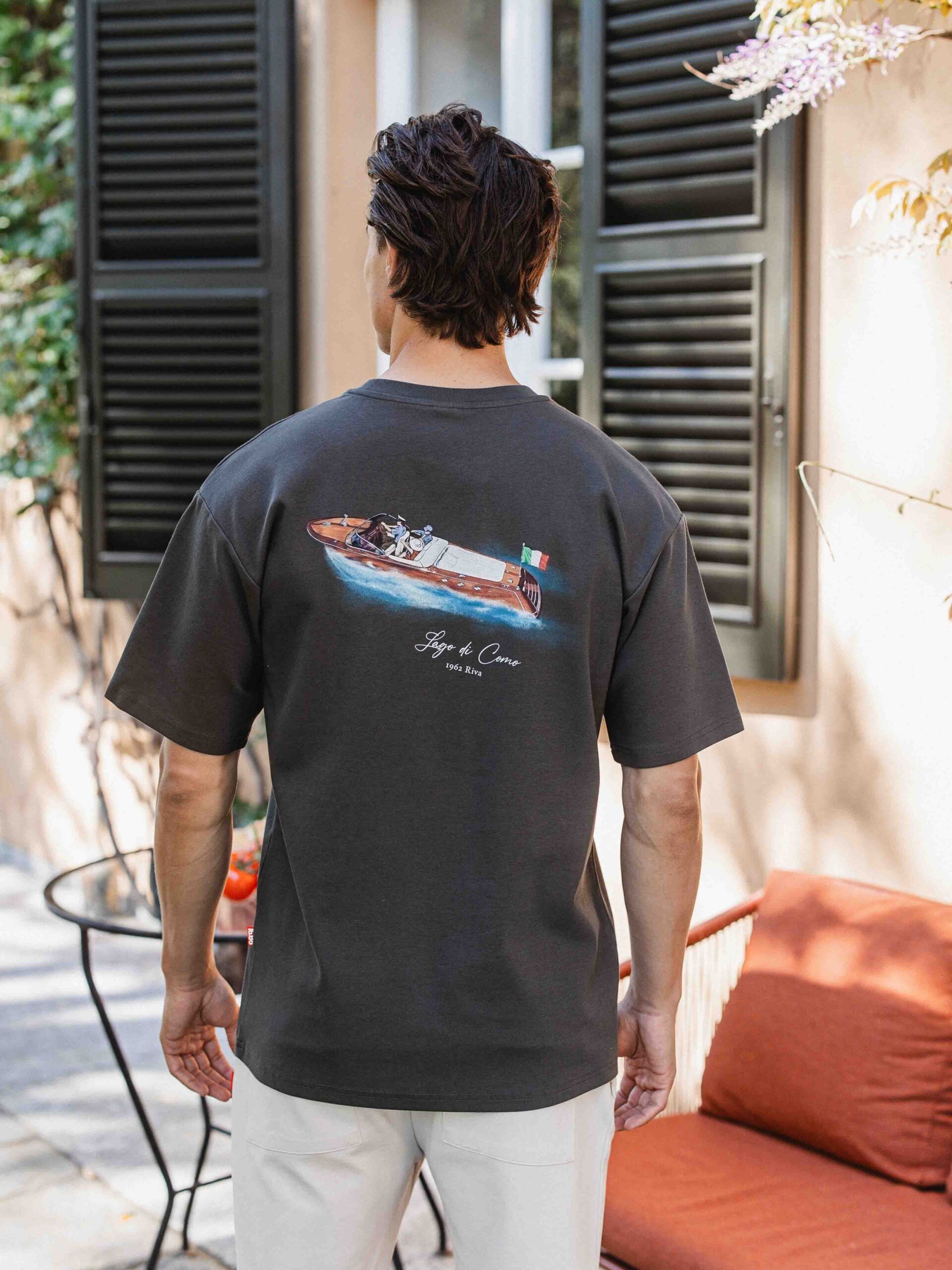 Off Black Riva Oversized T-shirt 1608 WEAR