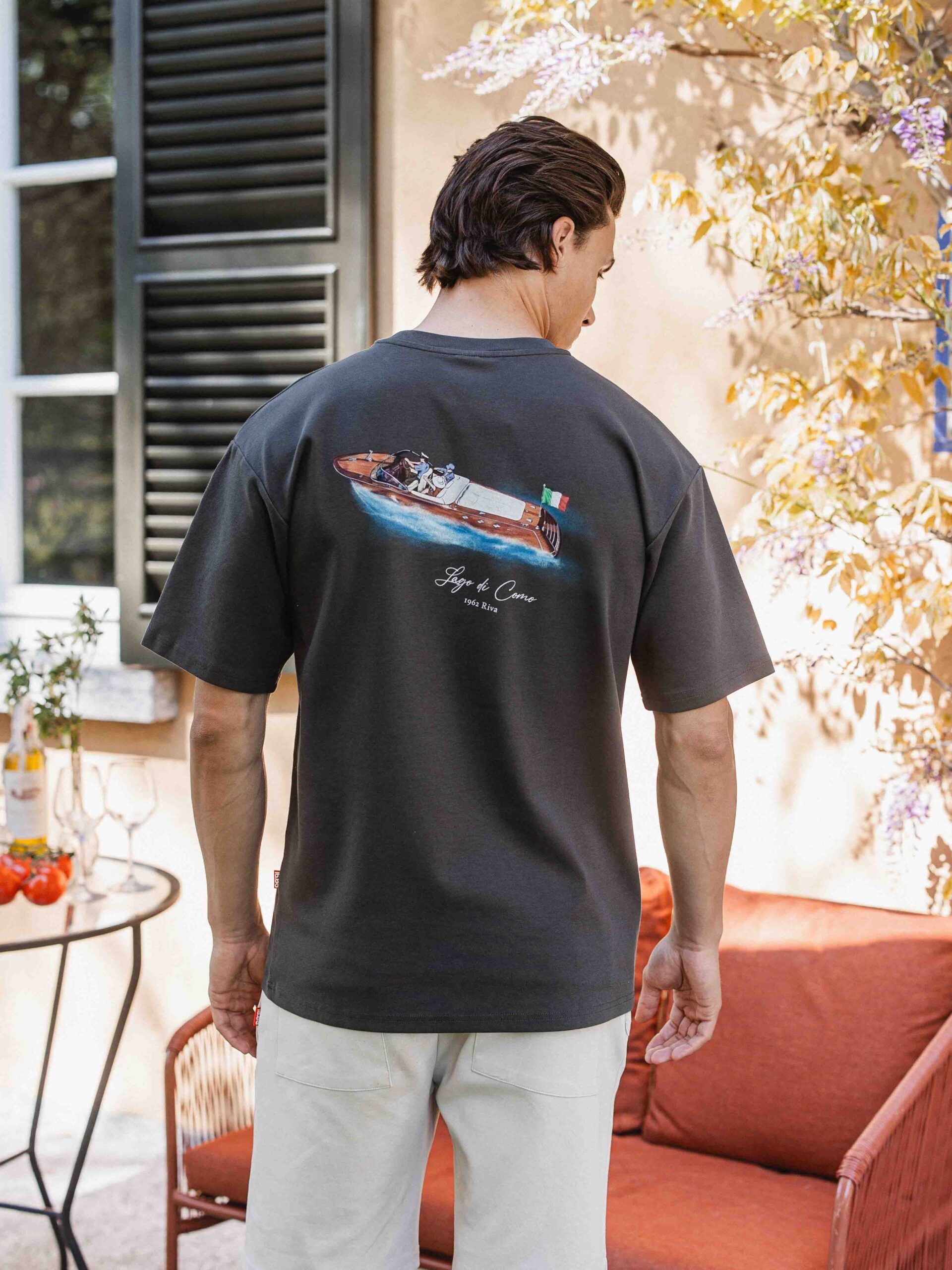 Off Black Riva Oversized T-shirt 1608 WEAR