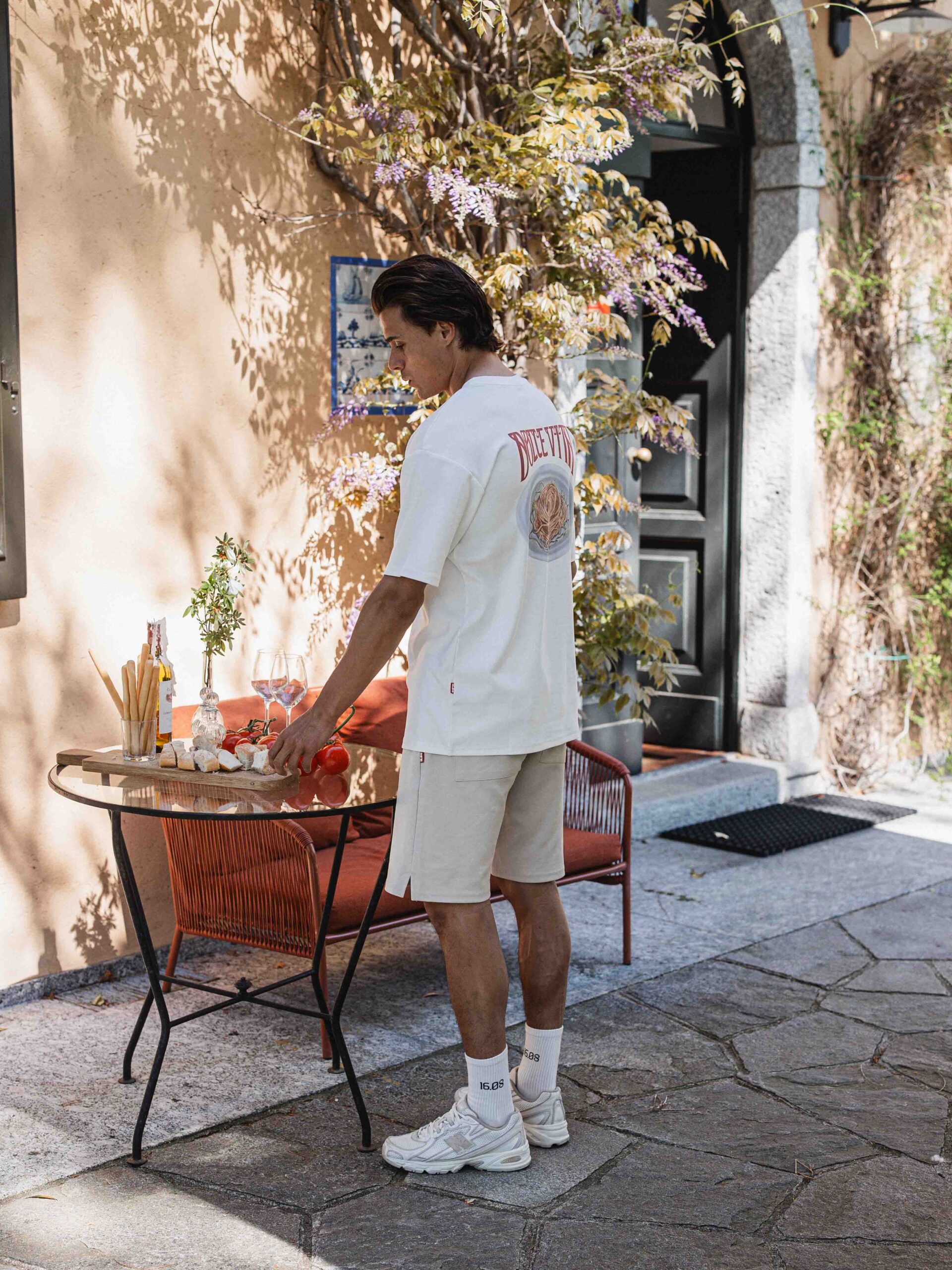 Off White Spaghetti Oversized T-shirt 1608 WEAR