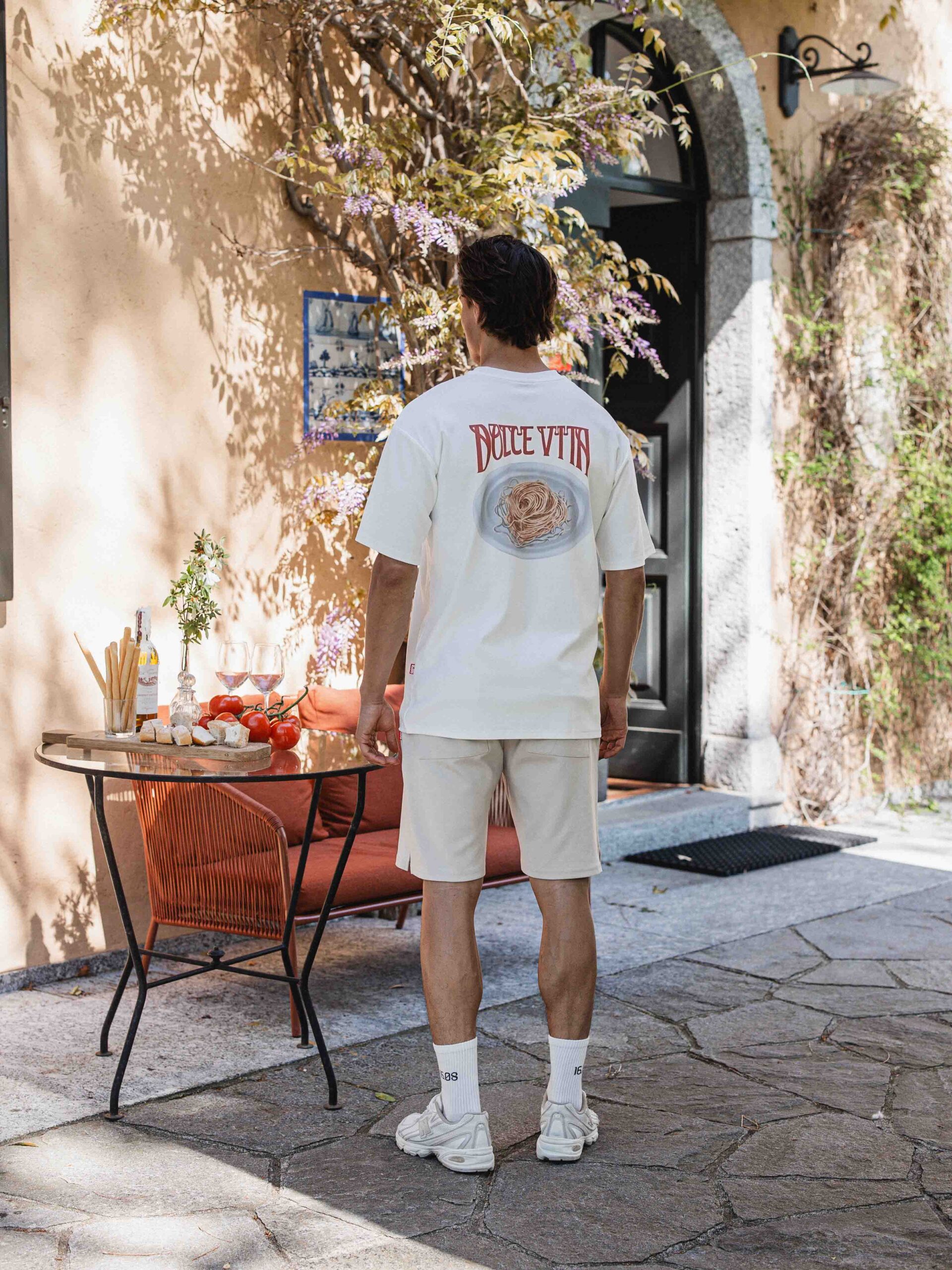Off White Spaghetti Oversized T-shirt 1608 WEAR