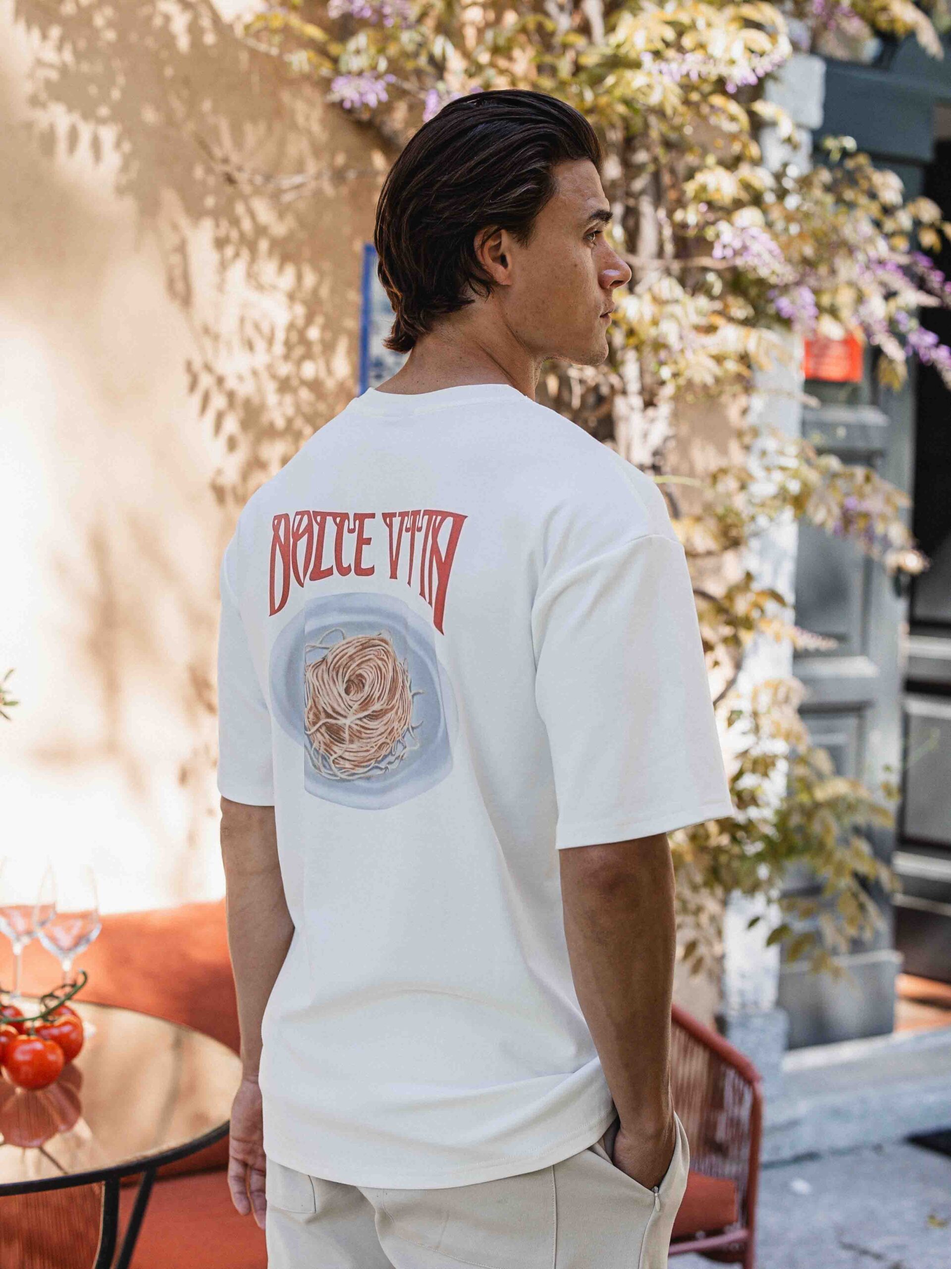 Off White Spaghetti Oversized T-shirt 1608 WEAR