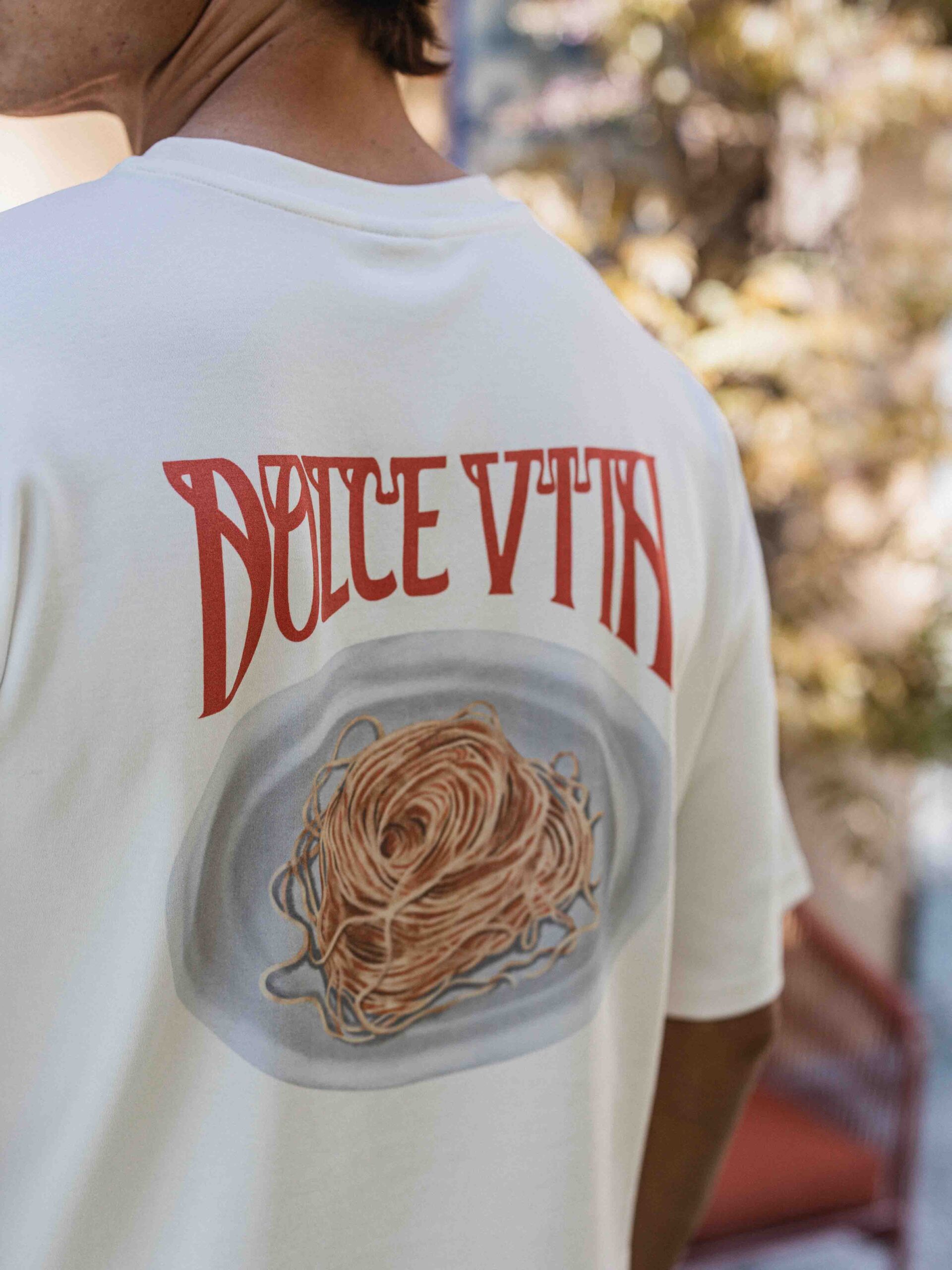 Off White Spaghetti Oversized T-shirt 1608 WEAR