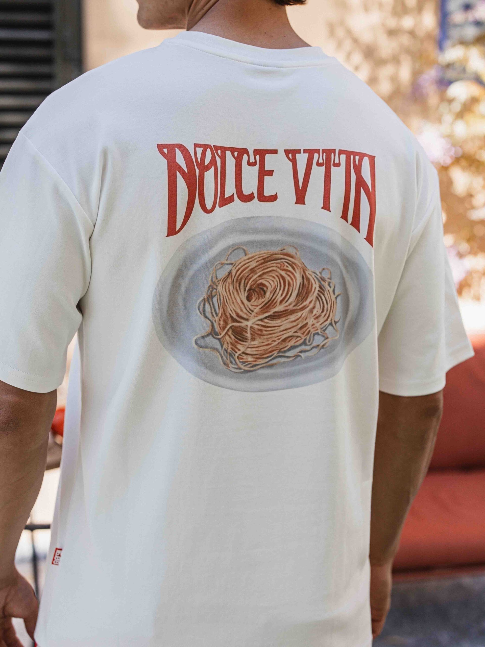 Off White Spaghetti Oversized T-shirt 1608 WEAR