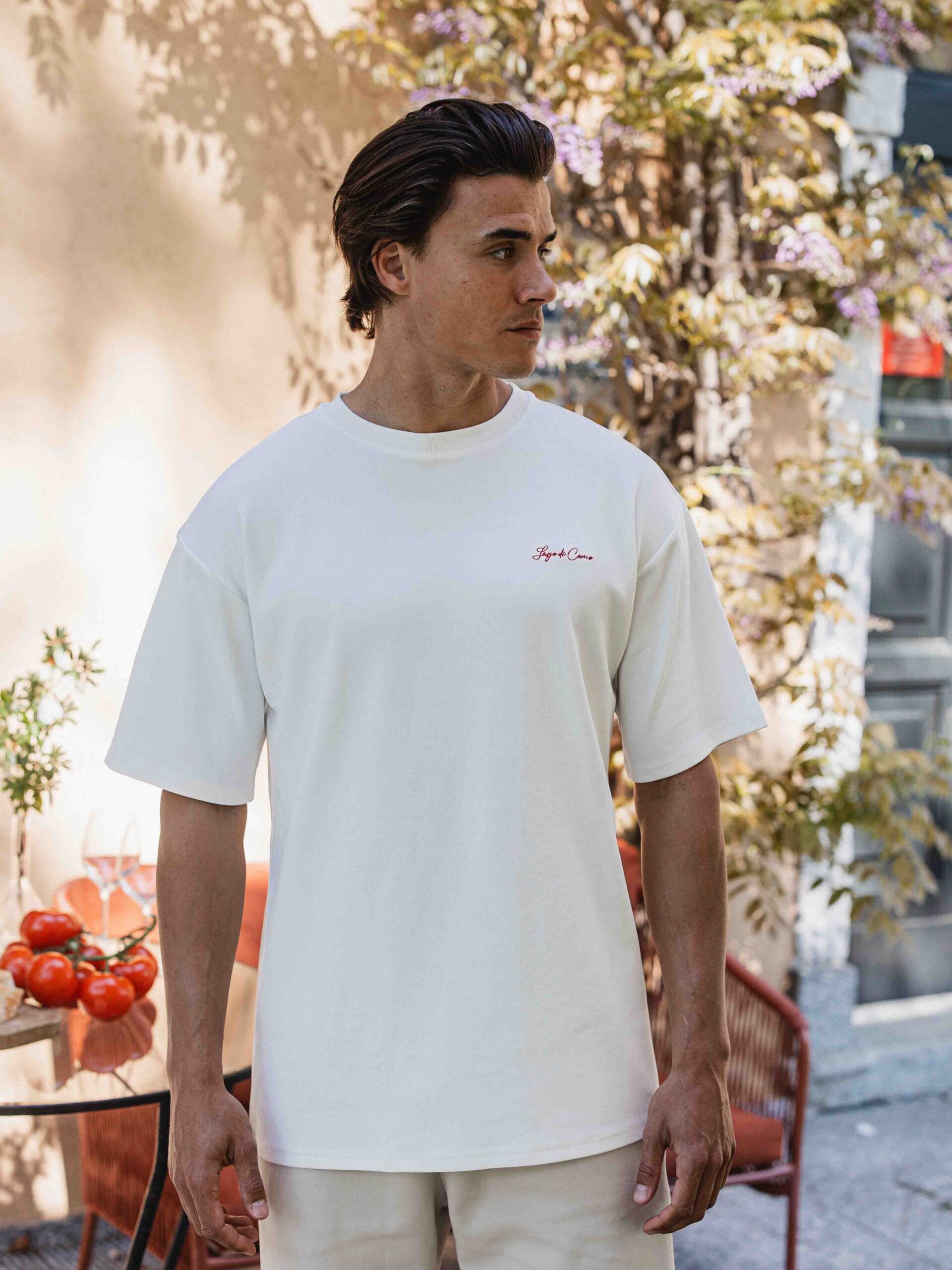 Off White Spaghetti Oversized T-shirt 1608 WEAR