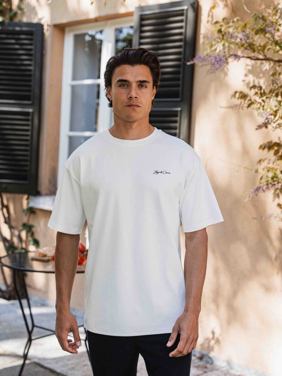 White Bruchetta Oversized T-shirt