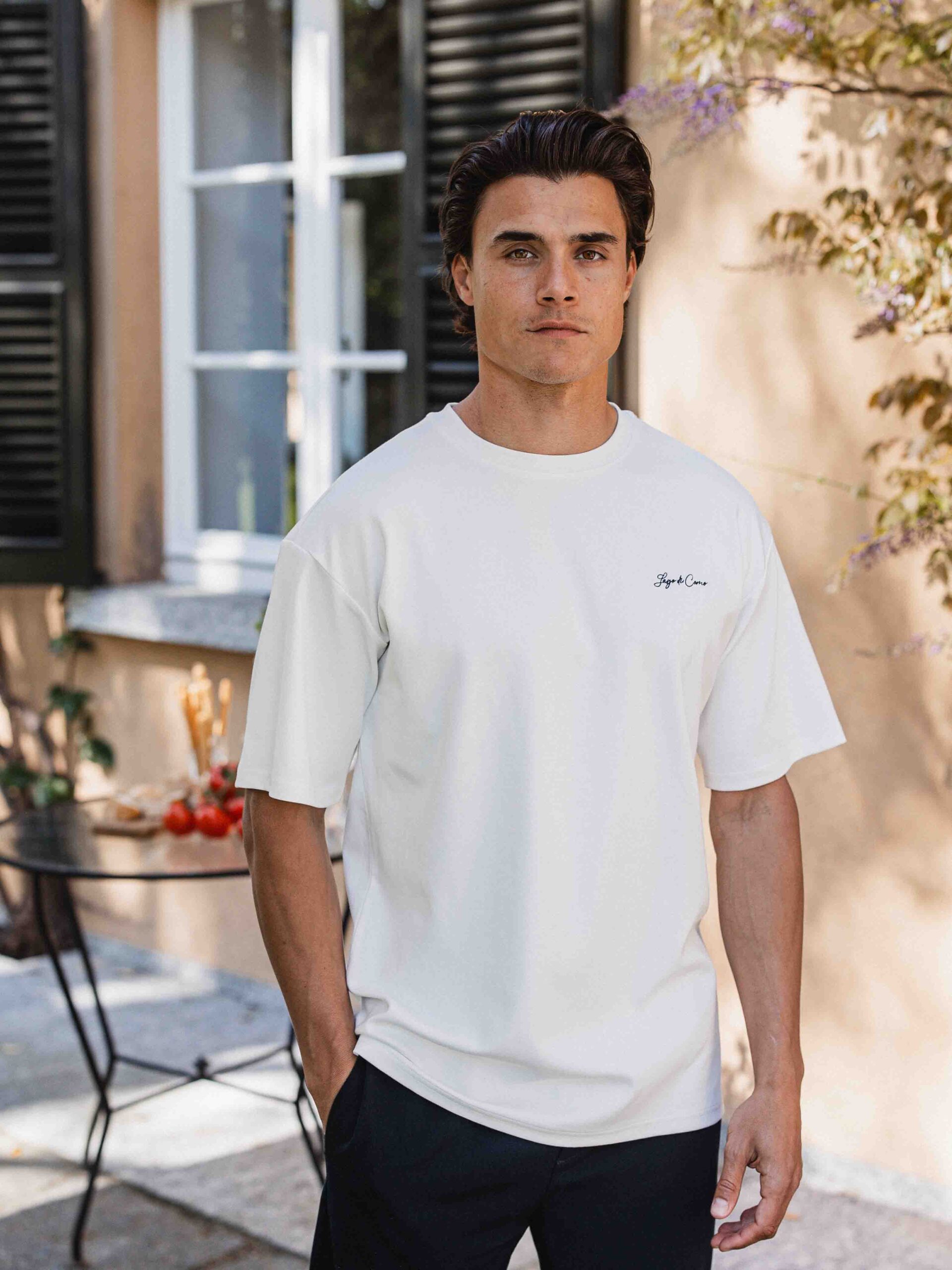 White Bruchetta Oversized T-shirt 1608 WEAR