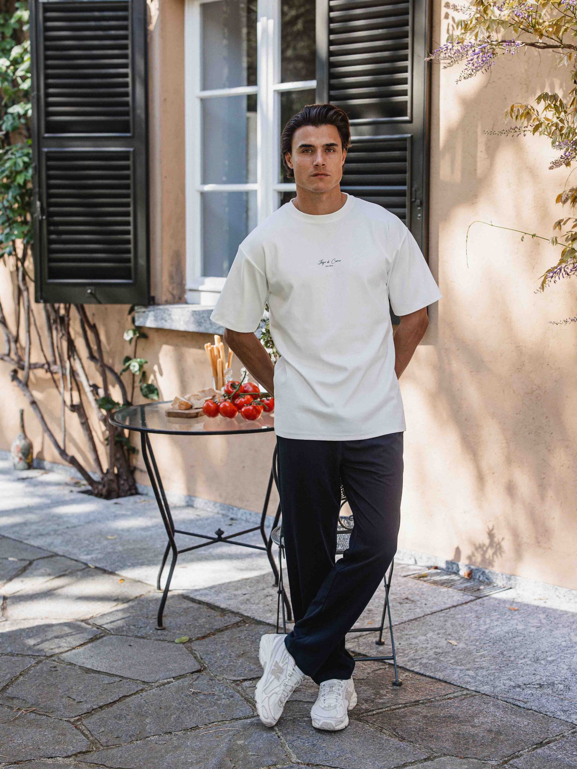 White Riva Oversized T-shirt 1608 WEAR