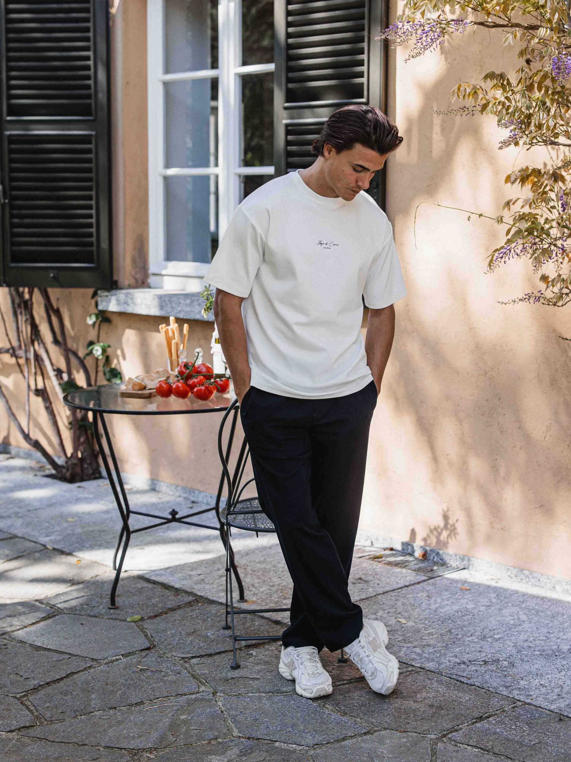 White Riva Oversized T-shirt 1608 WEAR