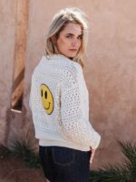 Off White Knit Smile Sweater