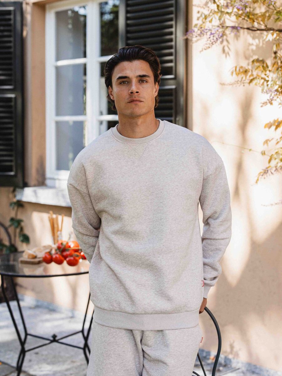Brown Melange Sweater
