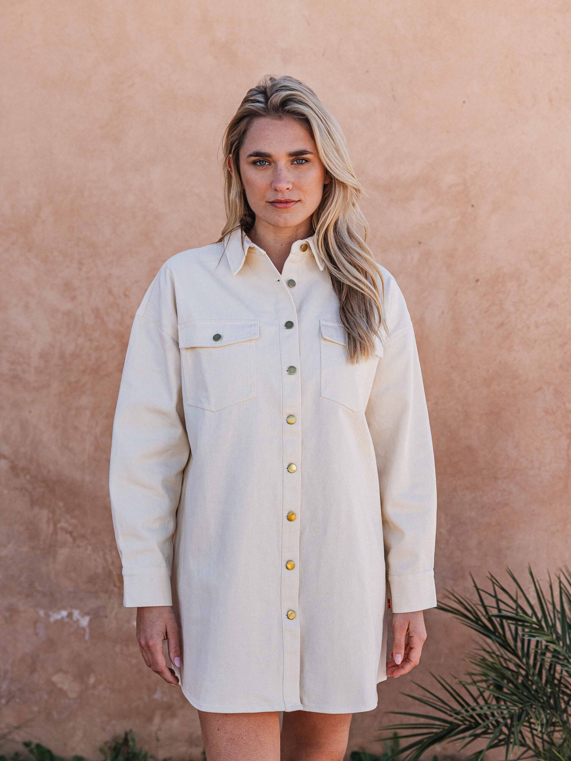 Off White Denim Dress 1608 WEAR