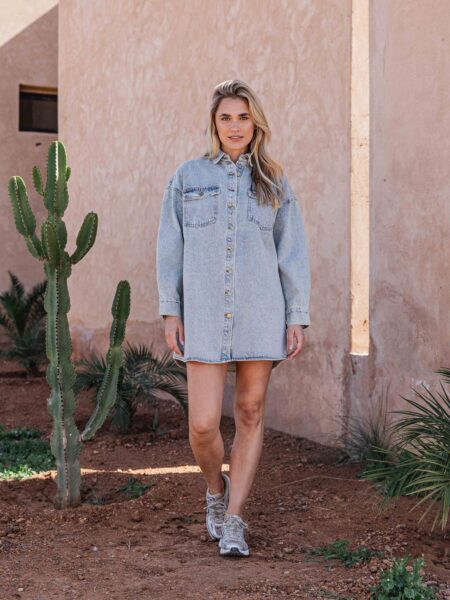 Blue Denim Dress
