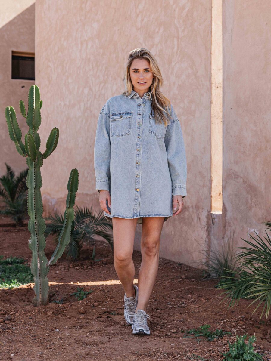 Blue Denim Dress 1608 WEAR