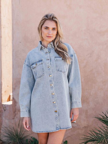 Blue Denim Dress