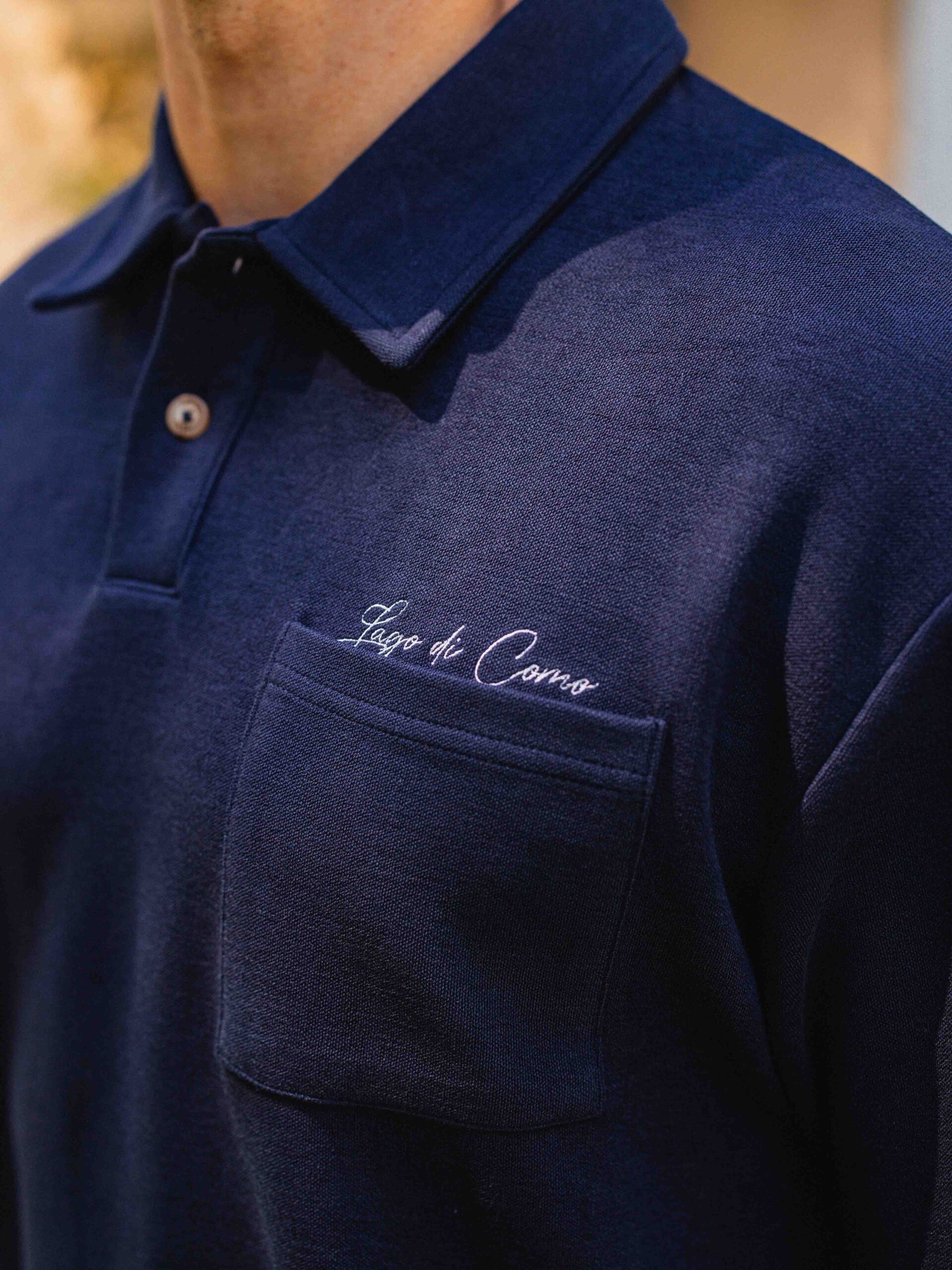 Navy Oversized Lago Poloshirt 1608 WEAR