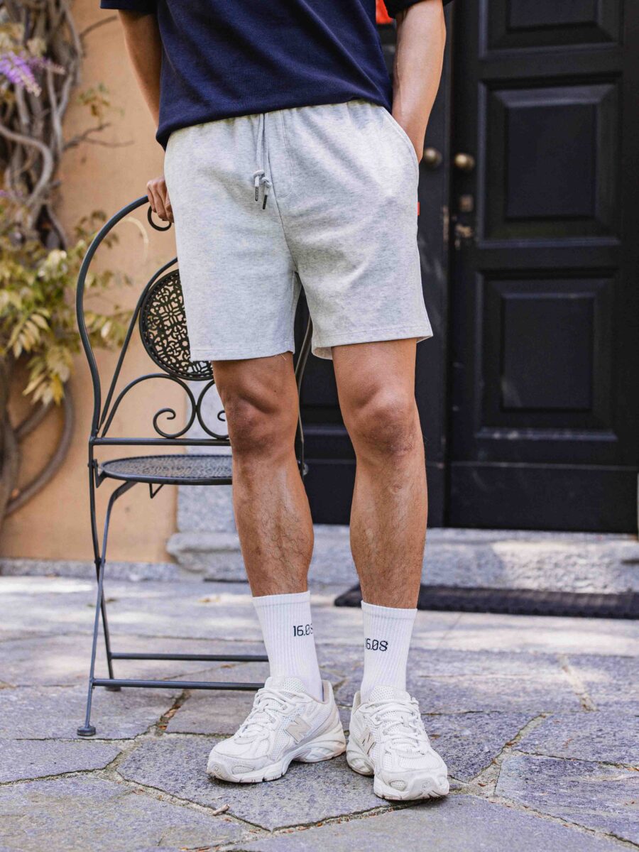 Light Grey Knit Short