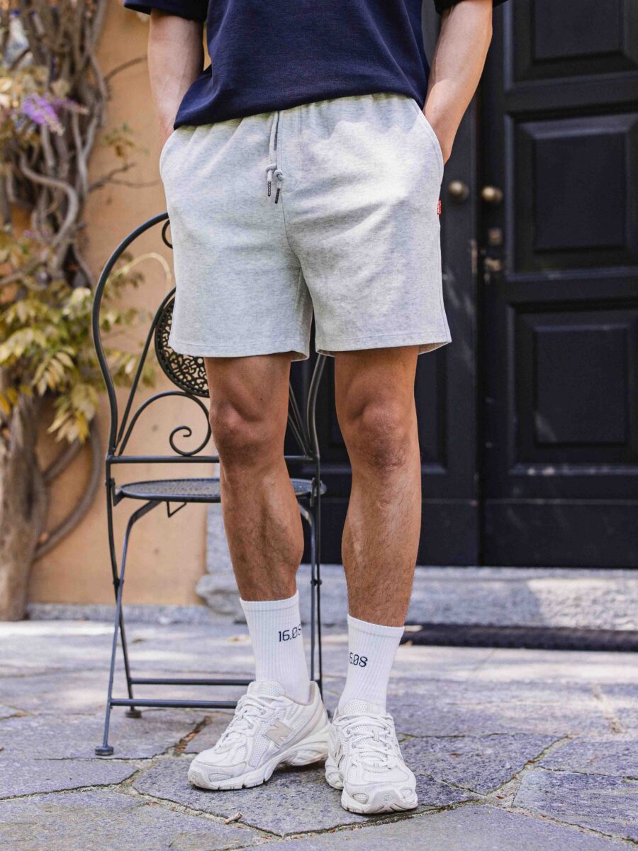 Light Grey Knit Short
