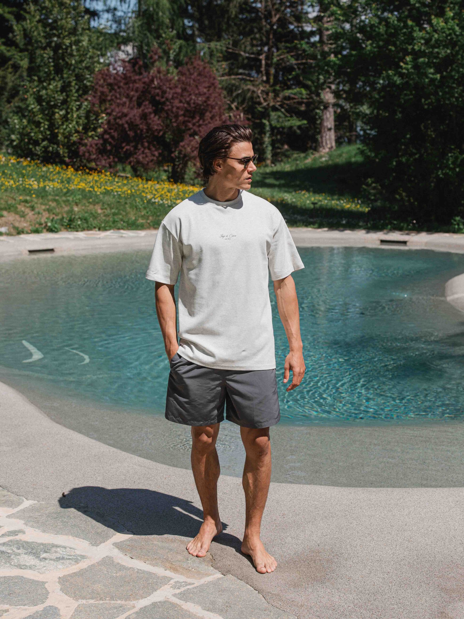 Warm Grey Riva Oversized T-shirt 1608 WEAR