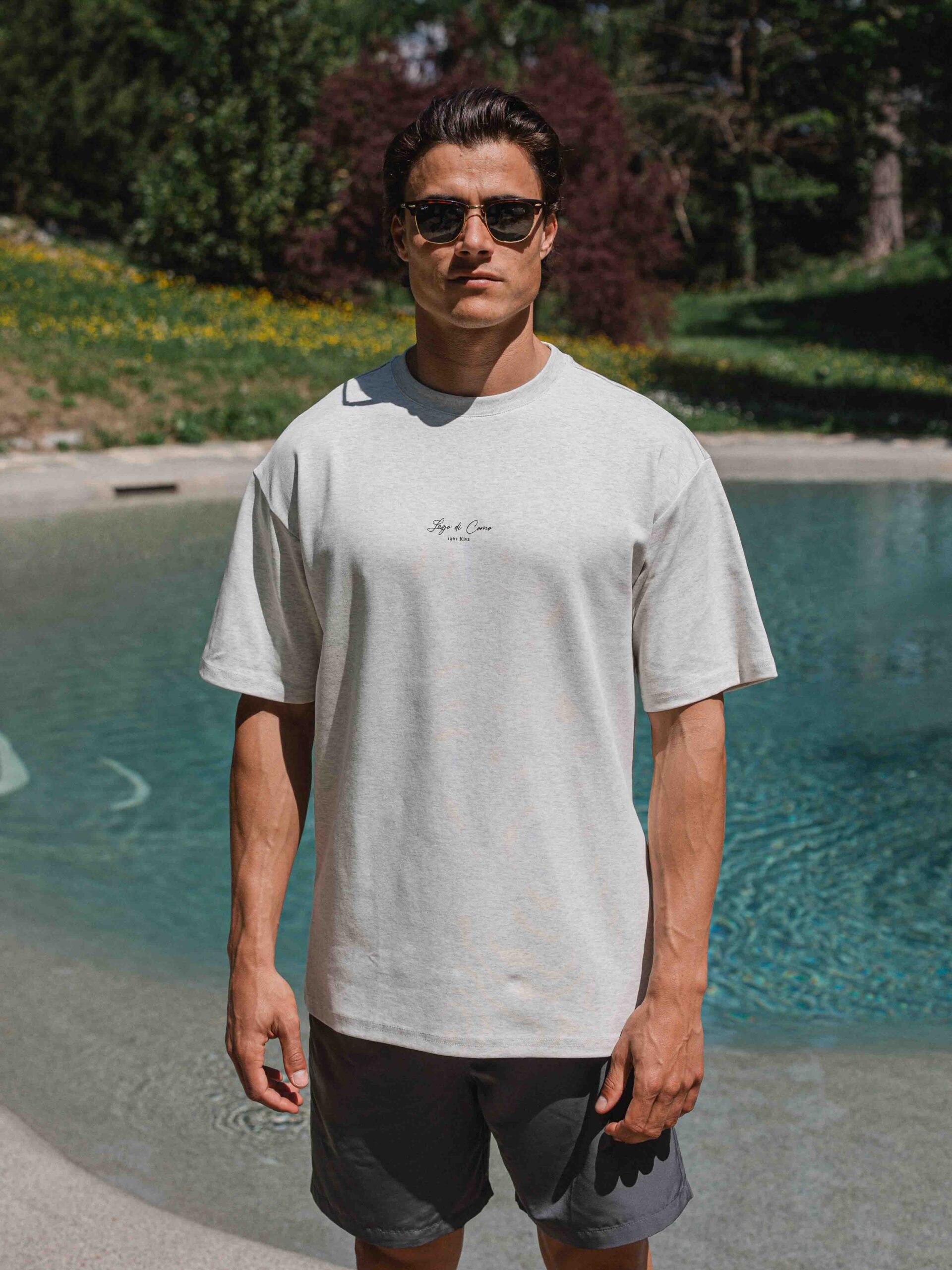 Warm Grey Riva Oversized T-shirt 1608 WEAR